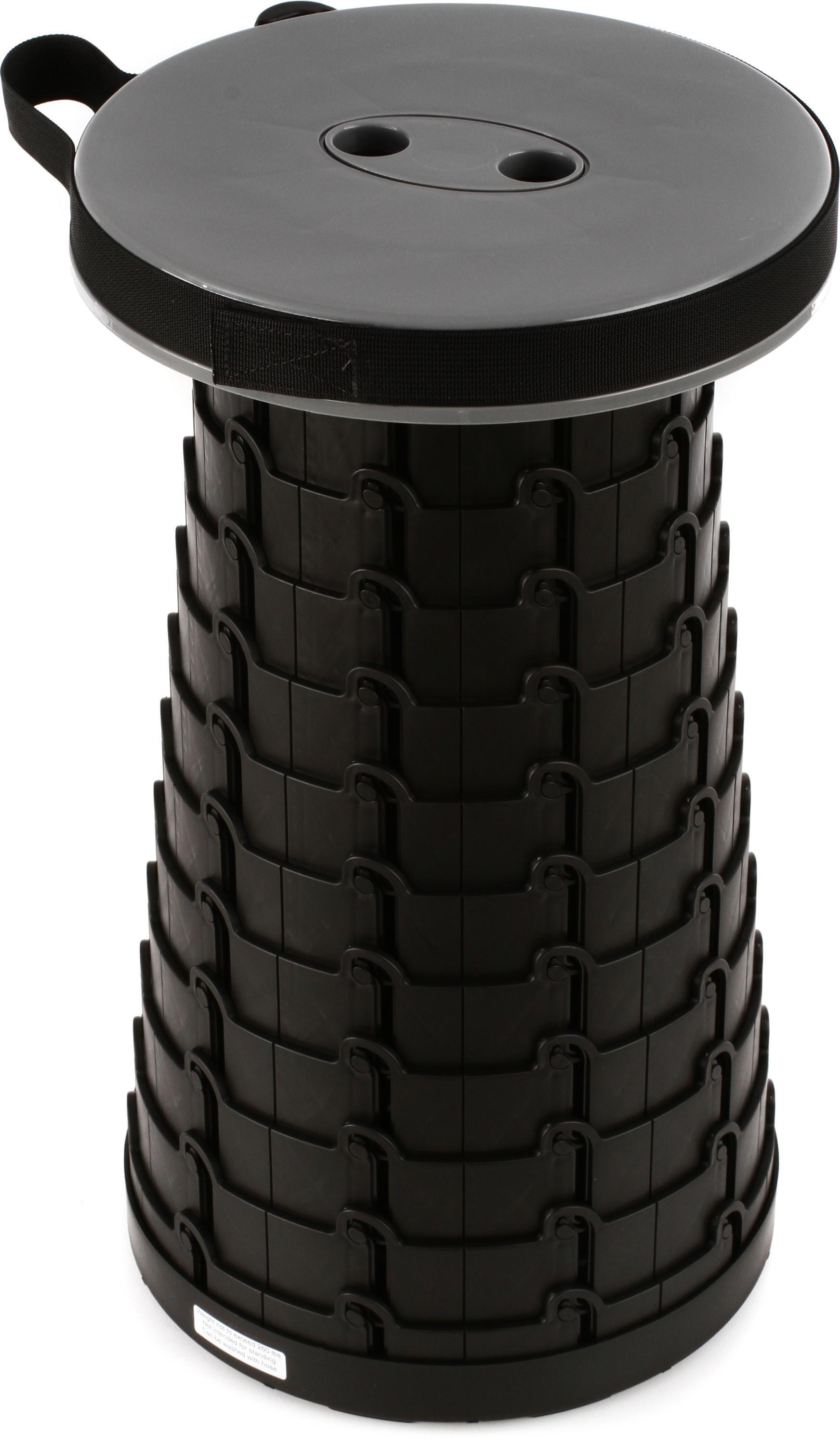 Mini Max Portable & Collapsible Stool (Black) 853934008037 B&H