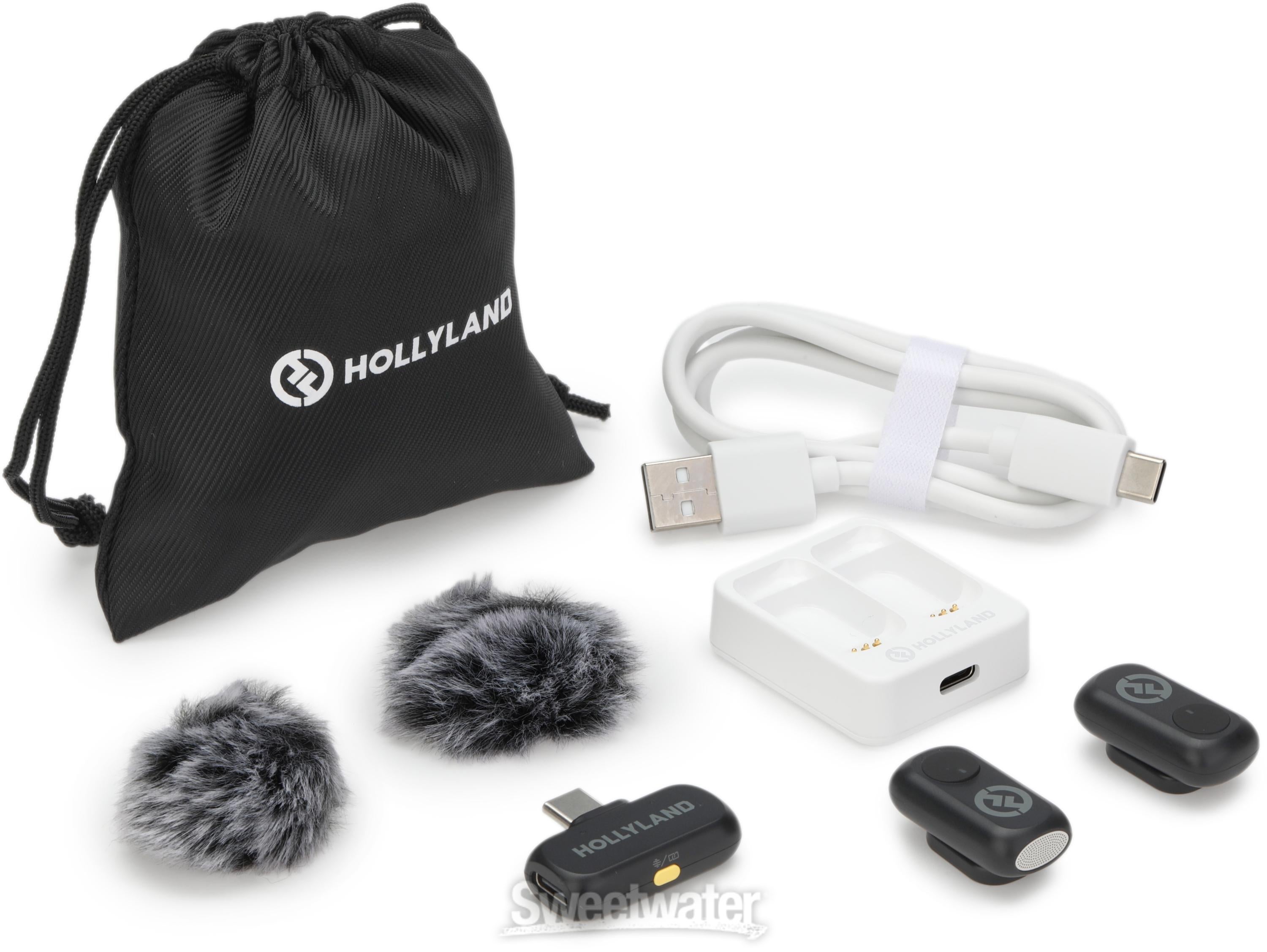 Hollyland LARK A1 Mini Duo USB-C Wireless Microphone System