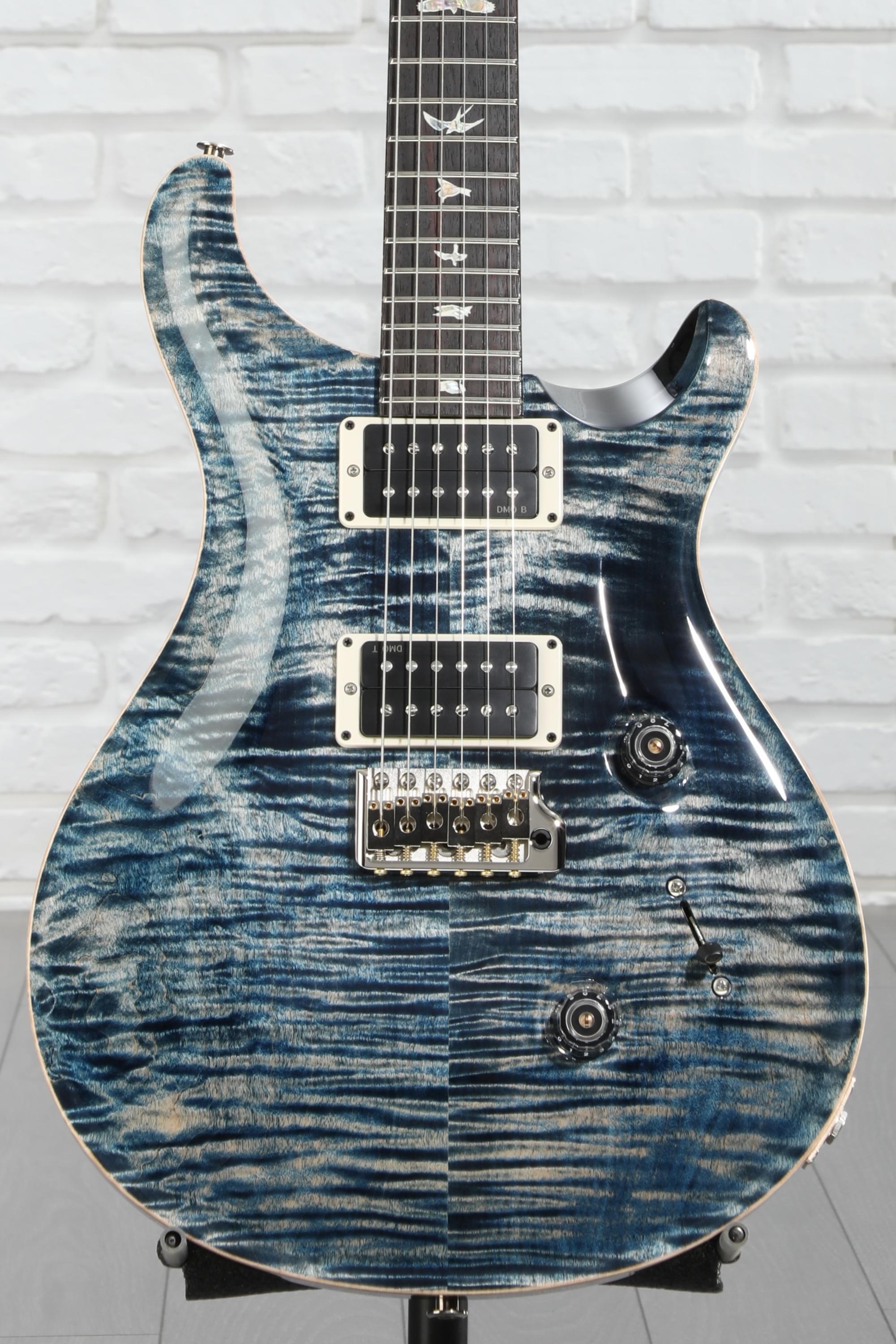 PRS Custom 24 Electric Guitar - Faded Whale Blue | Sweetwater