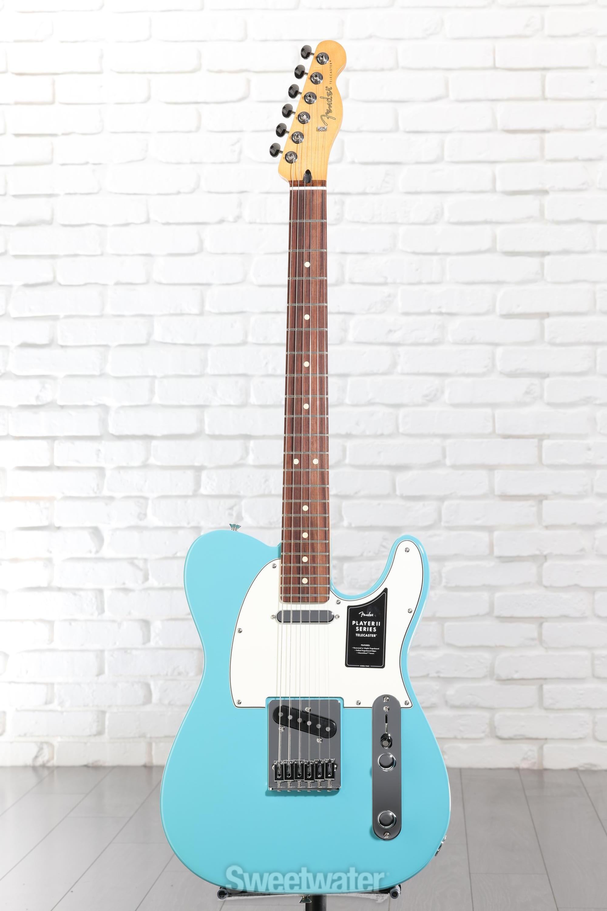 Fender Player II Telecaster Electric Guitar - Aquatone Blue with