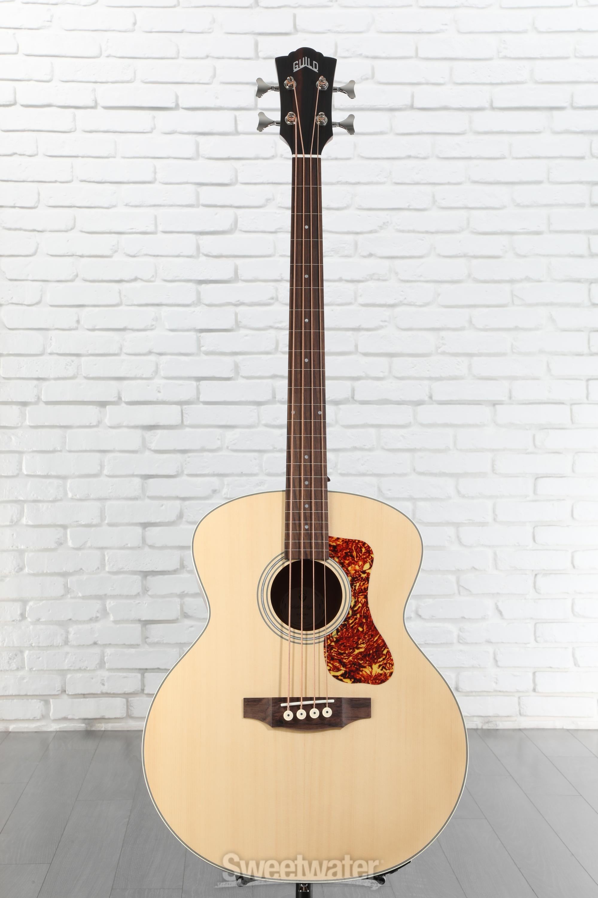 ベース Guild / B-240EF FRETLESS NATURAL Guild B-240EF Fretless Concert Acoustic-electric Bass Guitar