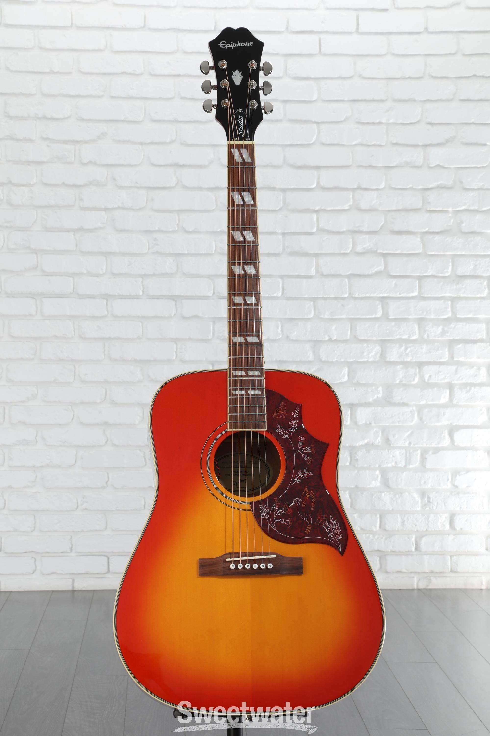 Epiphone Hummingbird Studio Acoustic-Electric Guitar - Faded