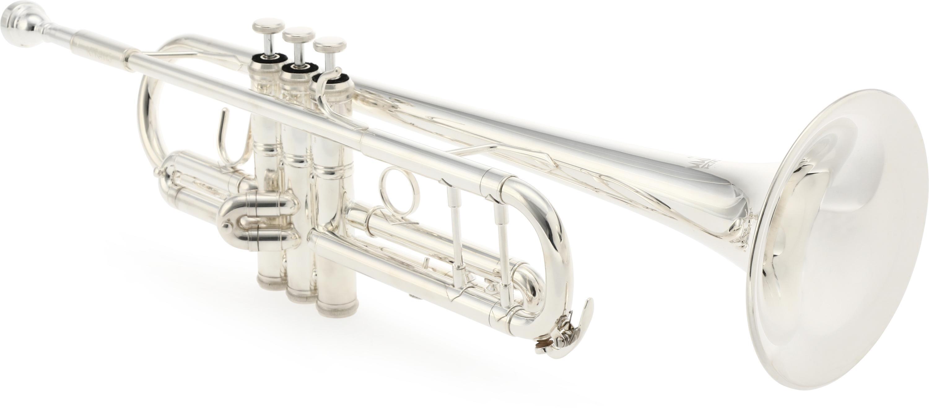 King KTR411S Marching Performance Series Bb Trumpet Silver Plated