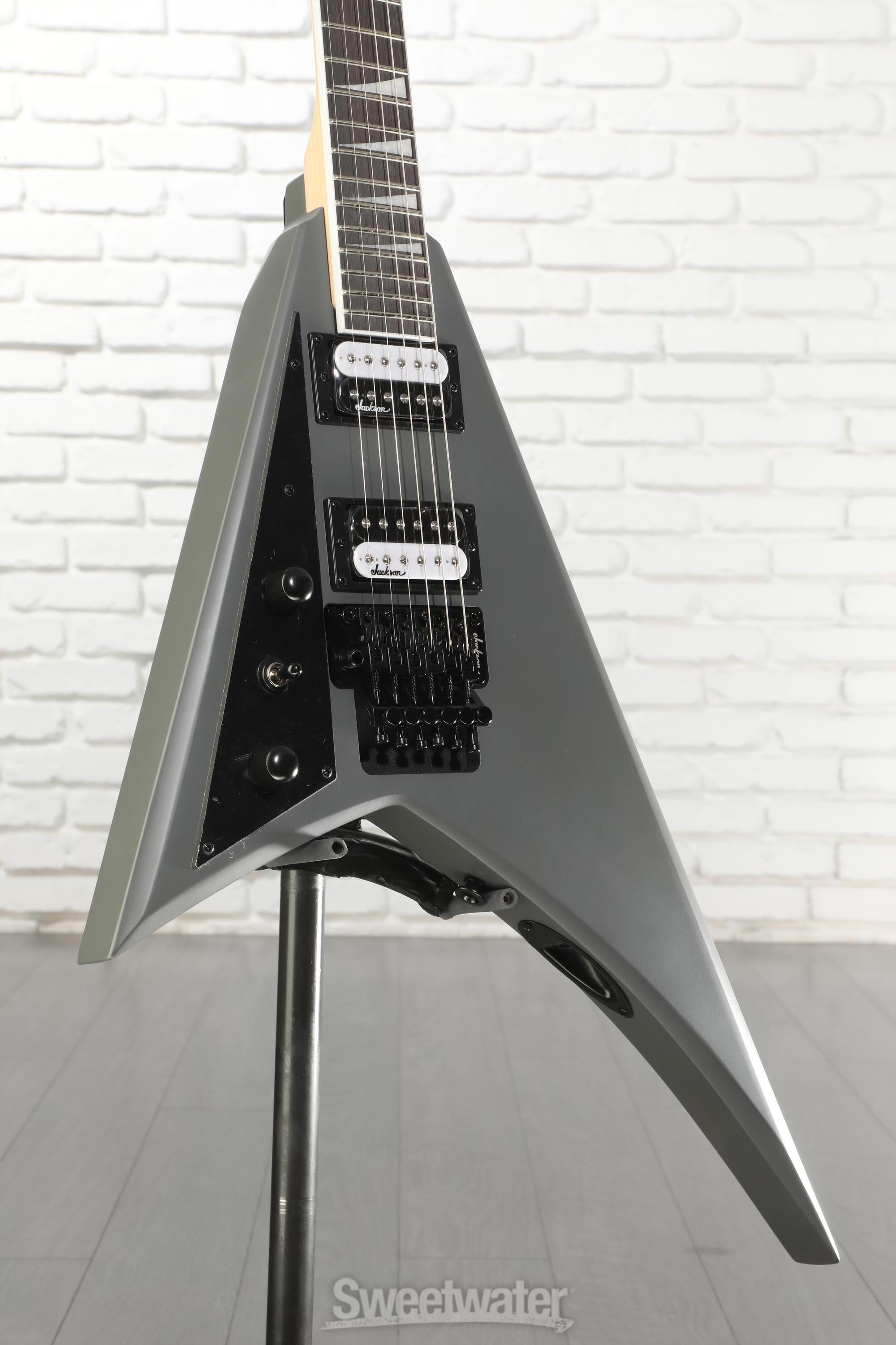 Photo of Jackson Rhoads JS32 Left-handed Electric Guitar - Satin Gray
