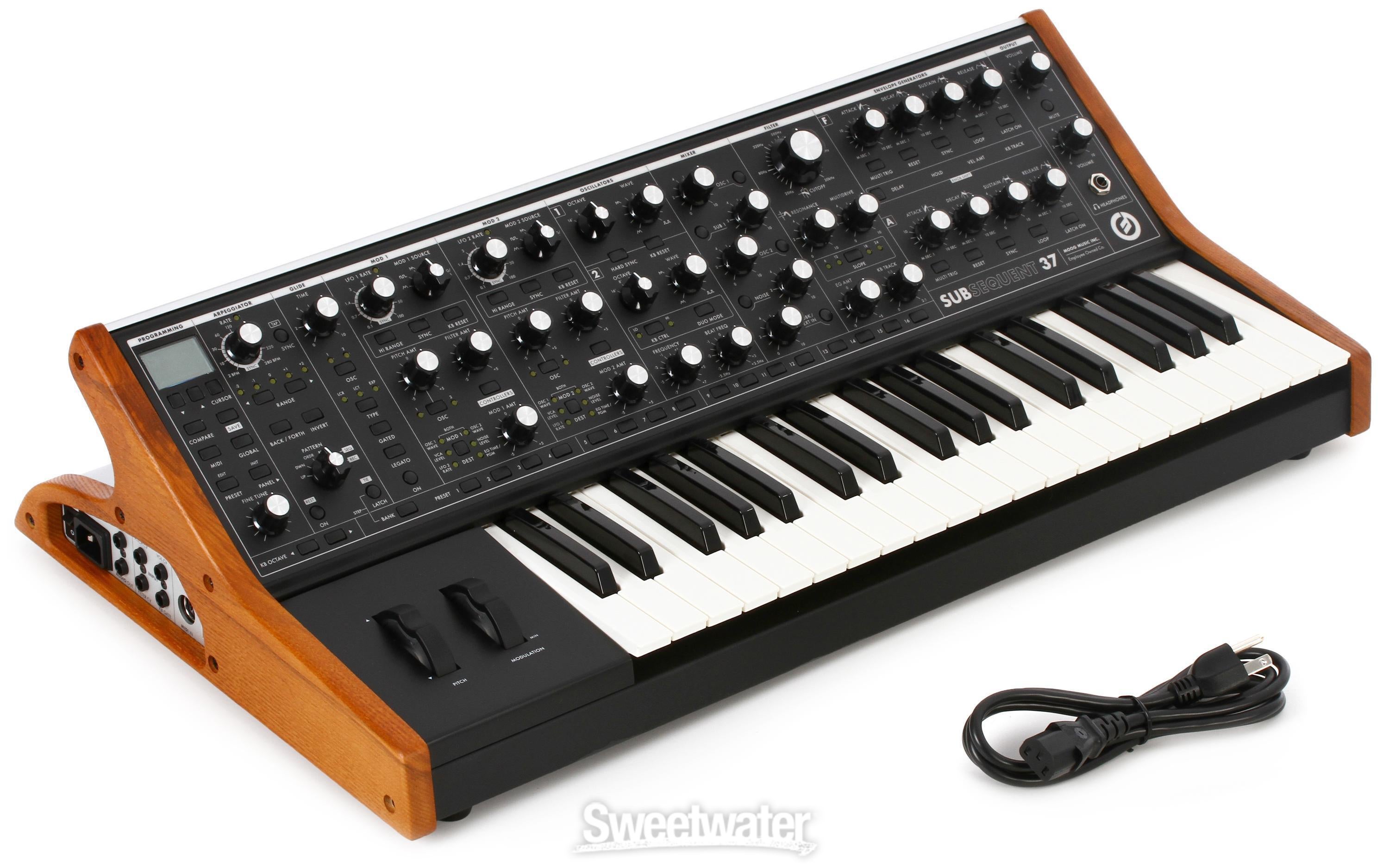 Moog Subsequent 37 Analog Synthesizer | Sweetwater