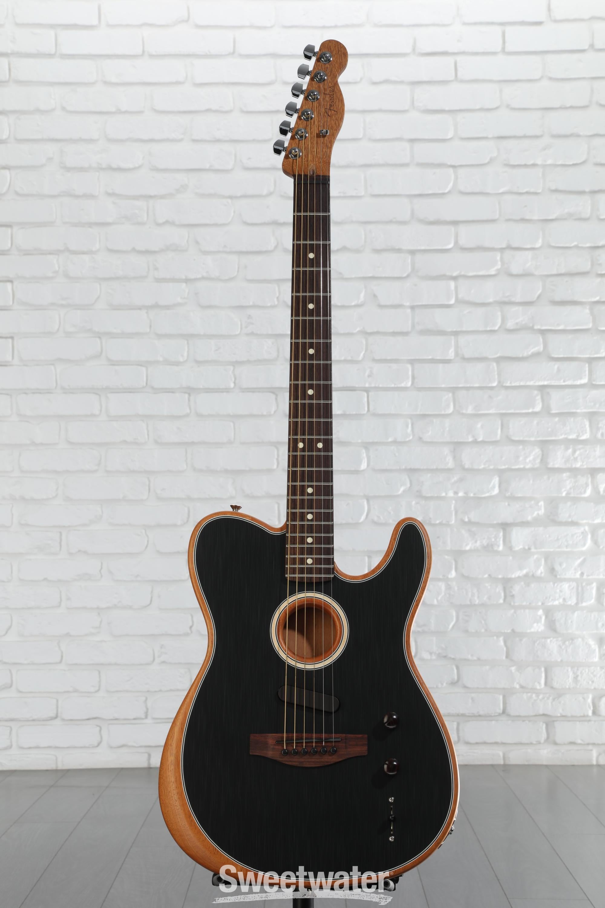 ギター Acoustasonic Player Telecaster Black Fender Acoustasonic Player Telecaster Acoustic-Electric
