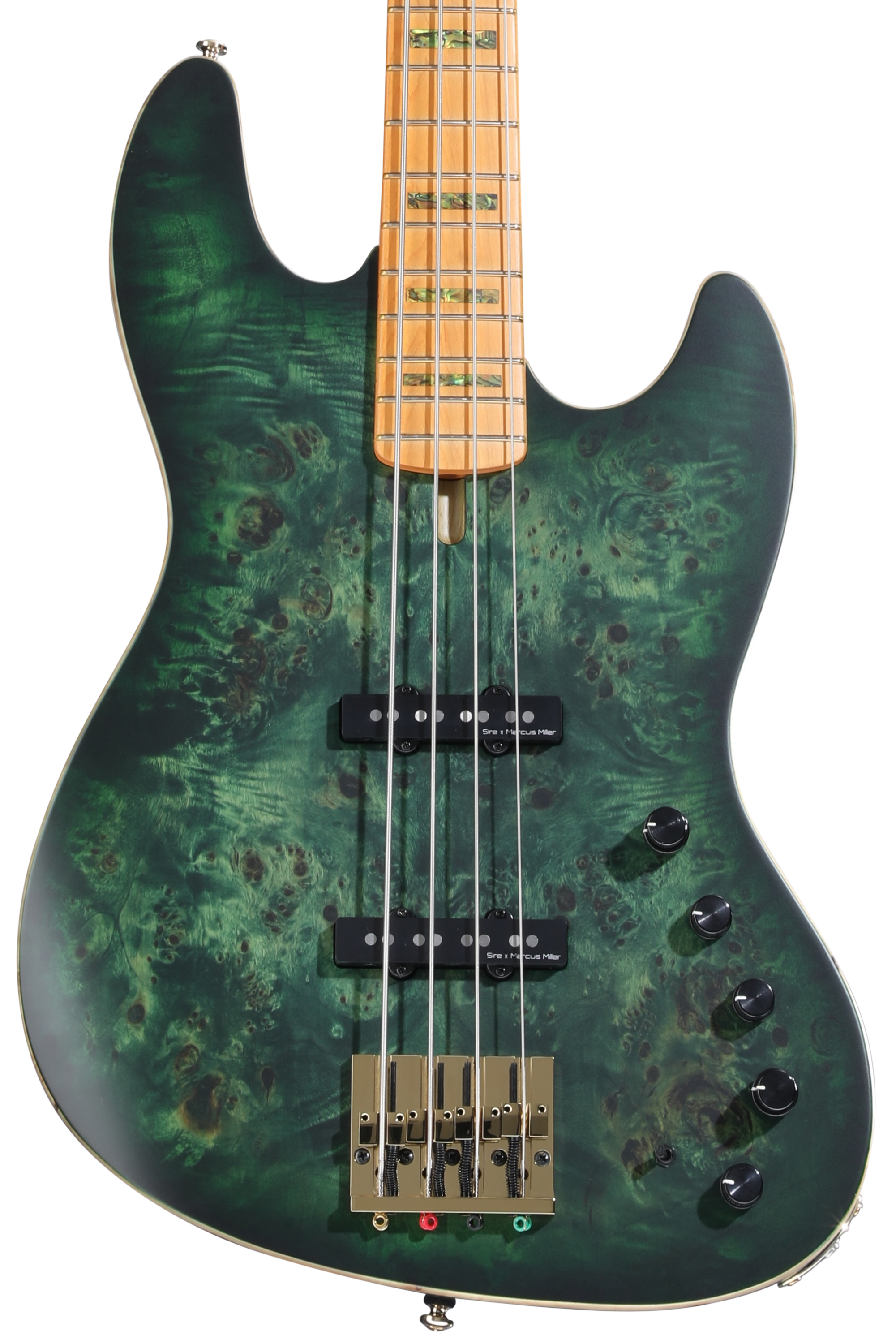 Sire Marcus Miller V10 4-string Bass Guitar - Trans Green Satin