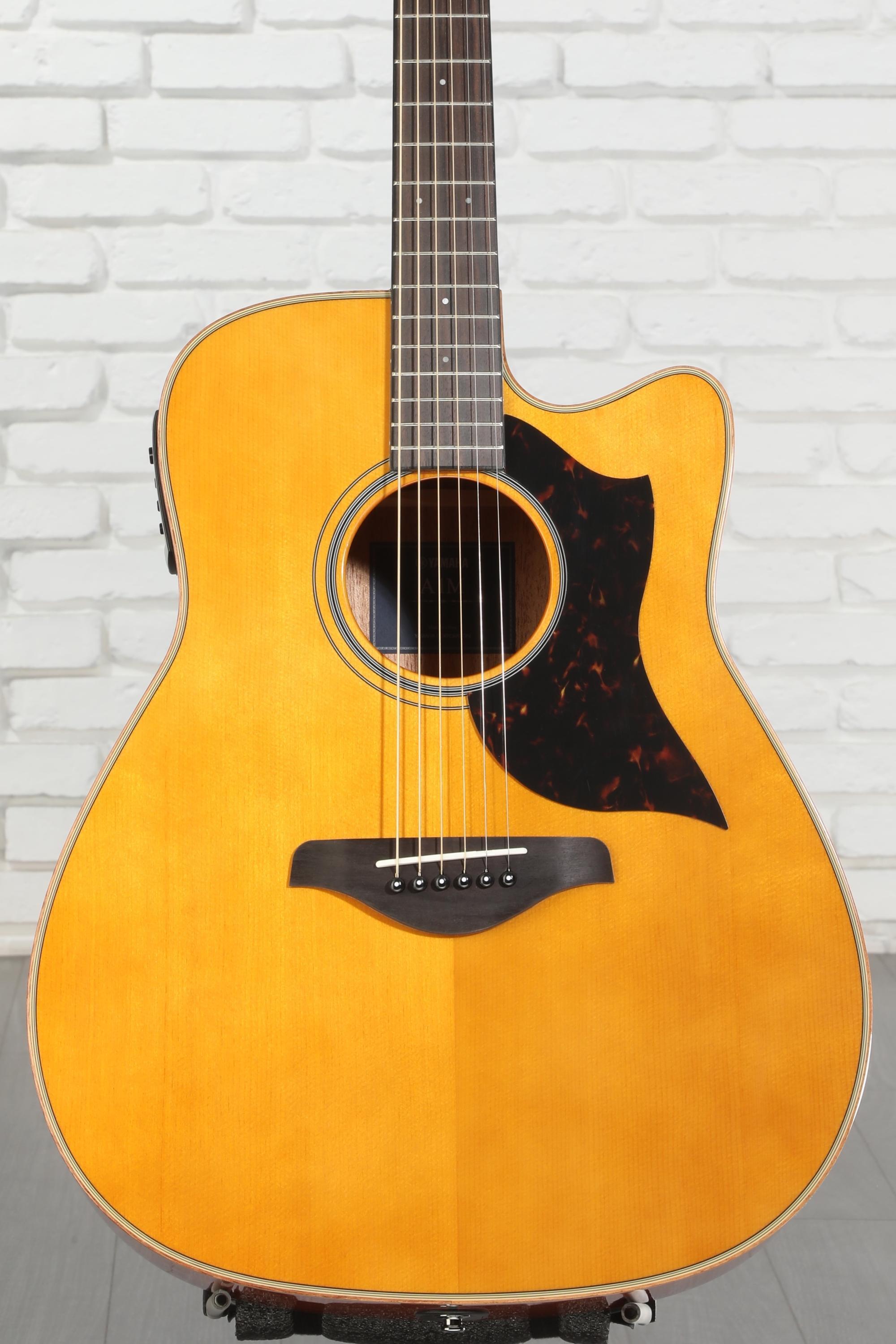 Yamaha A1M Acoustic-electric Guitar - Vintage Natural | Sweetwater