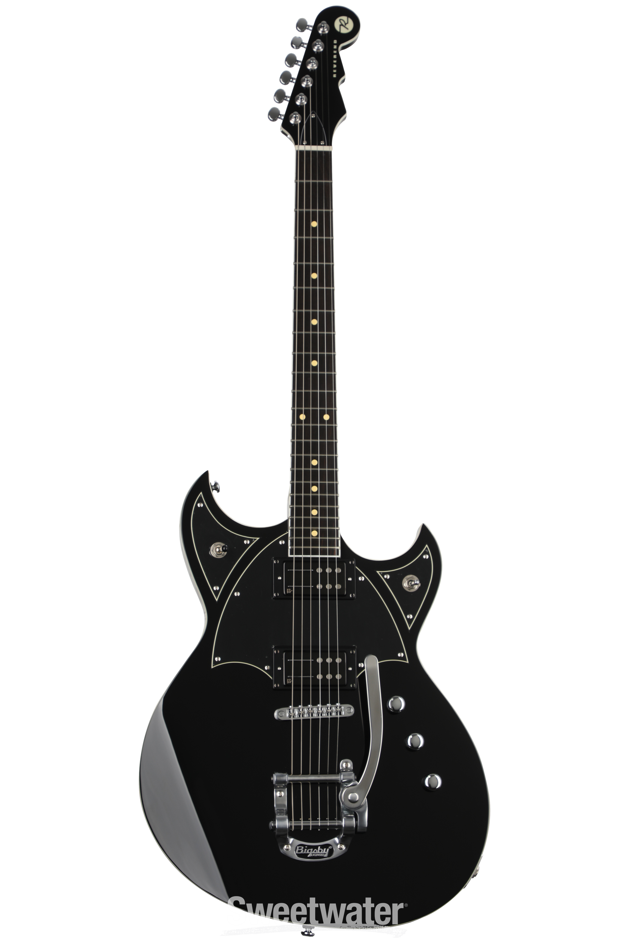 Reverend Reeves Gabrels Spacehawk Electric Guitar - Midnight Black