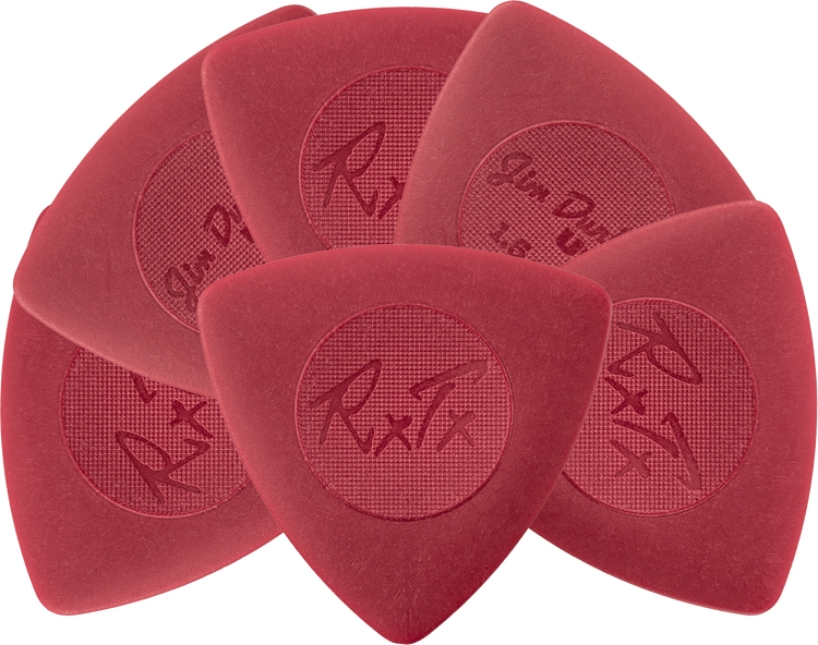 Dunlop Robert Trujillo Warlord Custom Bass Picks - 1.5mm, Red, 6-pack