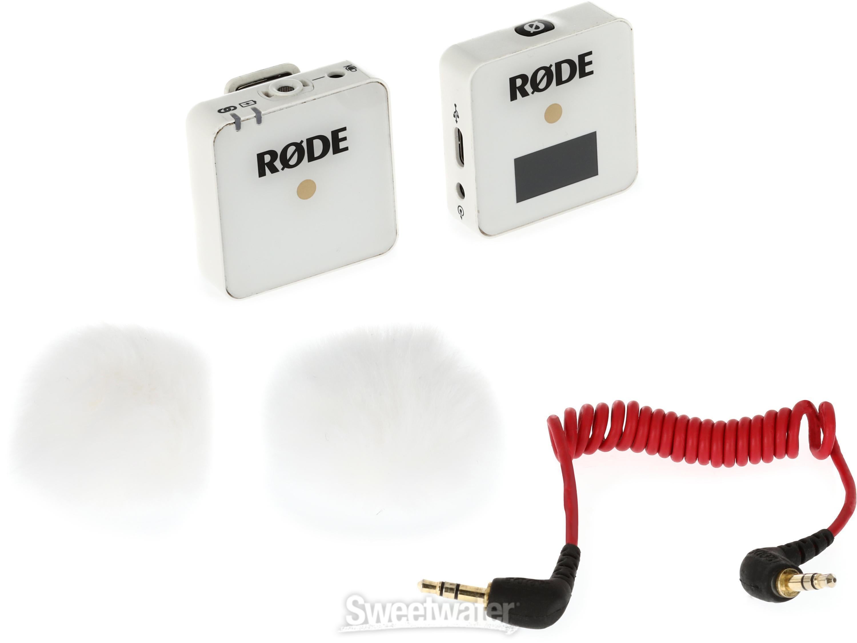 Rode Wireless GO Compact Wireless Microphone System White