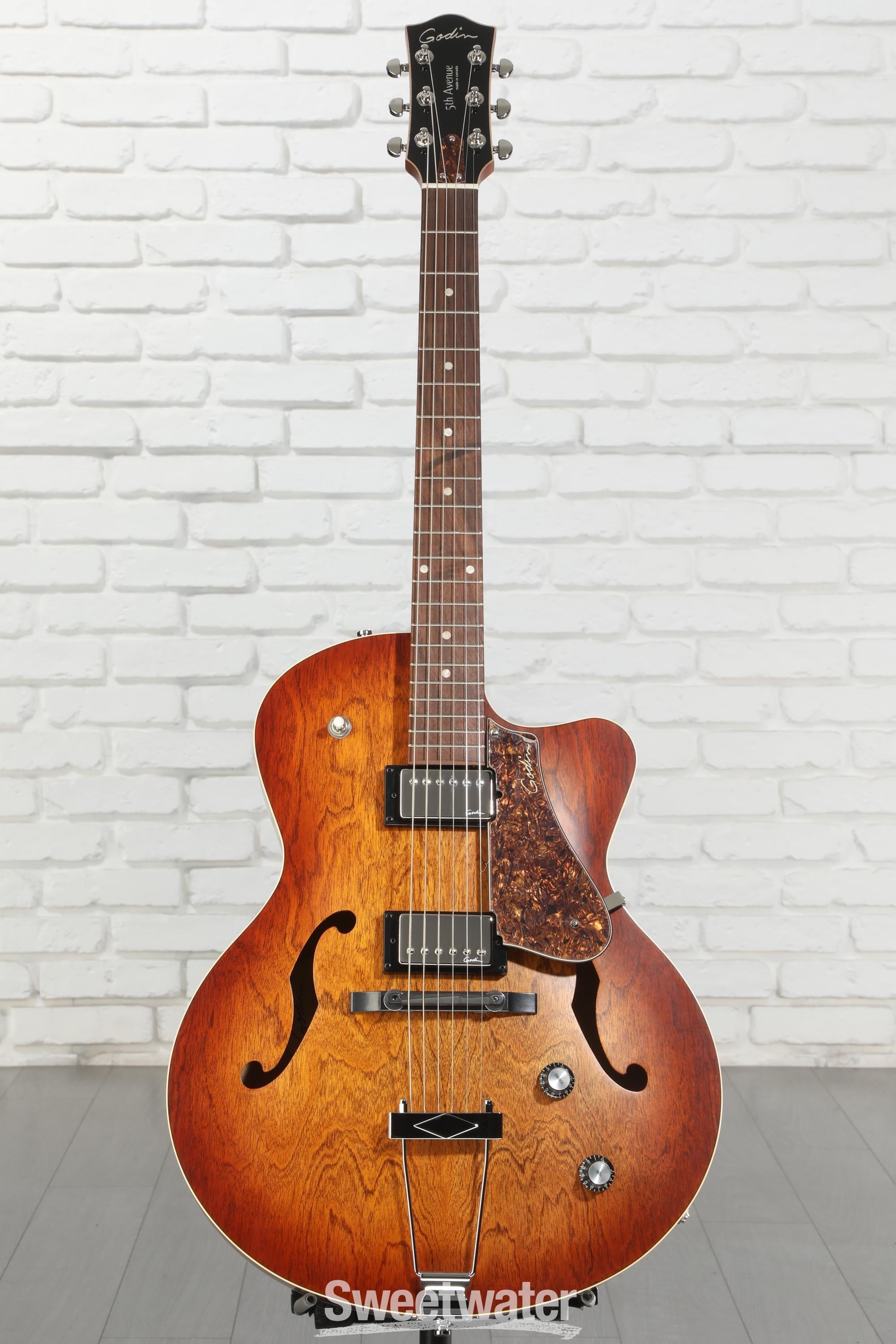 Godin 5th Avenue CW Kingpin II HB Hollowbody Electric Guitar