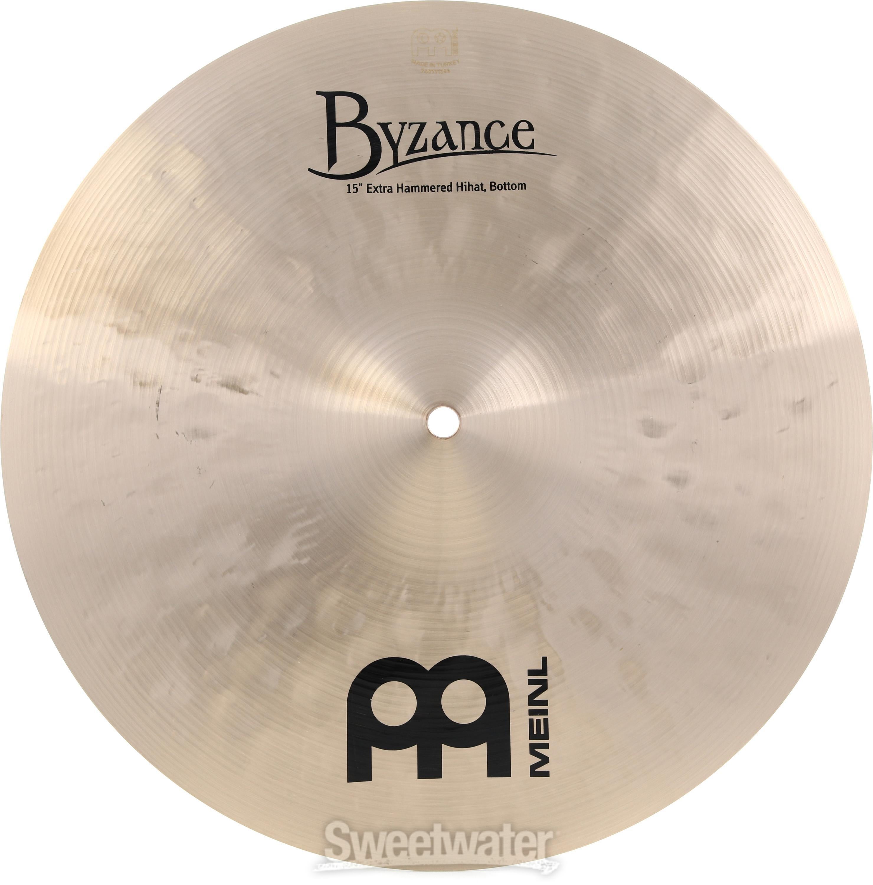 Meinl Cymbals Byzance Extra Hammered Hi-hats - 15 inches Meinl Cymbals Byzance Extra Hammered Hi-hats - 15 inches