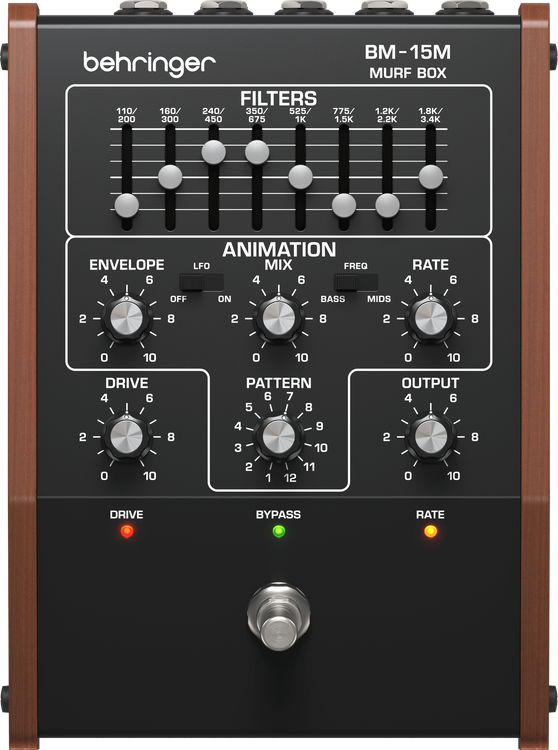 Behringer BM-15M Murf Box Multiple Resonance Filter Array Pedal