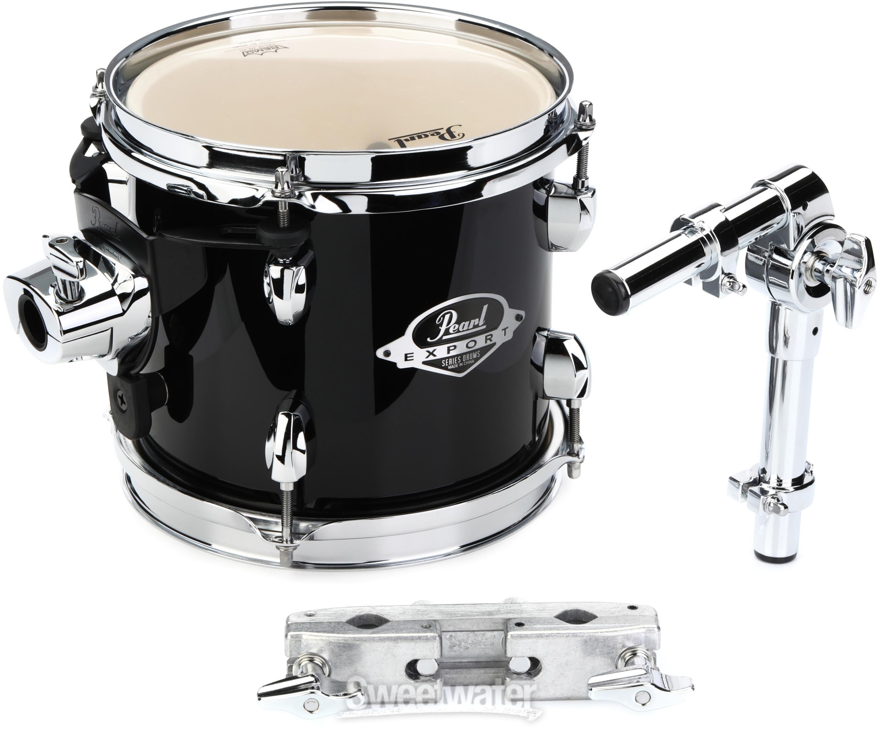 tom⭐︎ Pearl Export EXX Mounted Tom Add-on Pack - 8 x 12 inch - Jet Black