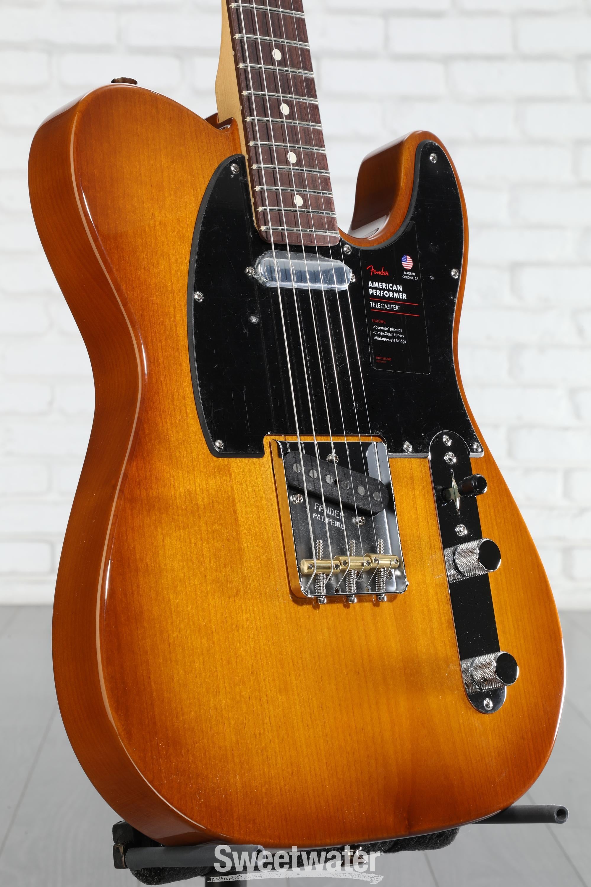美品FENDER American Performer Telecaster Fender American Performer Telecaster - Honeyburst with Rosewood