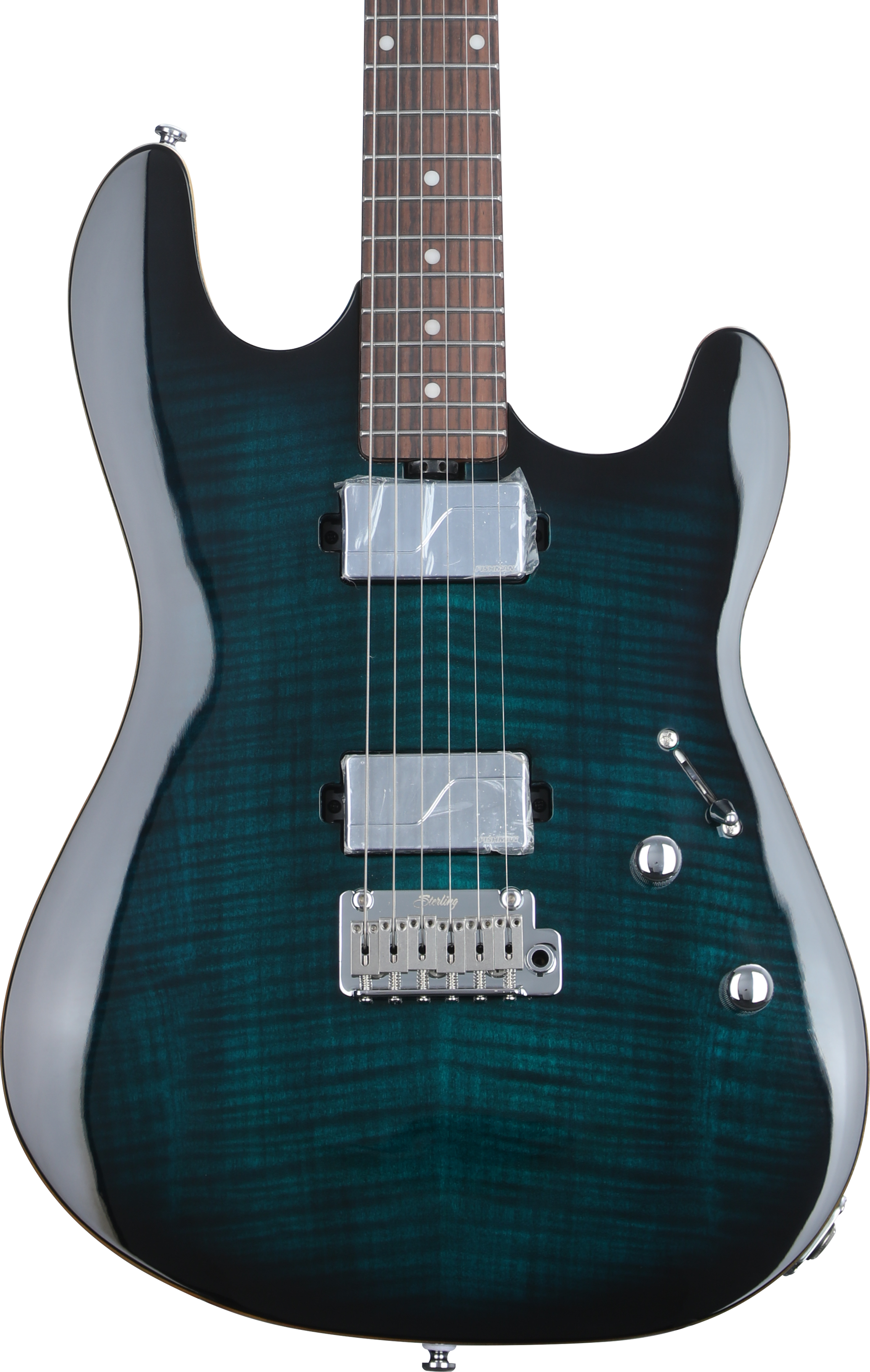 Sterling by Musicman SABRE 6弦ギター Sterling By Music Man Sabre Electric Guitar - Deep Blue Burst