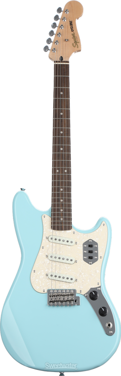 Squier Paranormal Cyclone Electric Guitar - Daphne Blue | Sweetwater