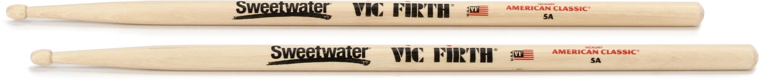 Sweetwater American Classic Drumsticks - 5A - Wood Tip