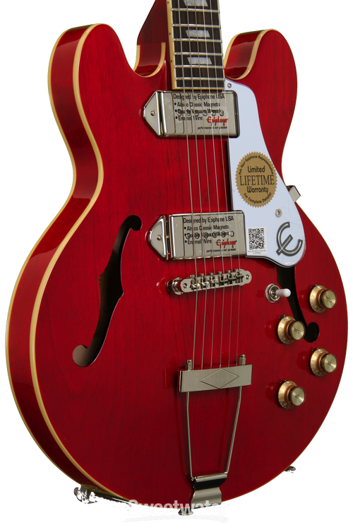Epiphone Casino Coupe Hollowbody Electric Guitar - Cherry | Sweetwater