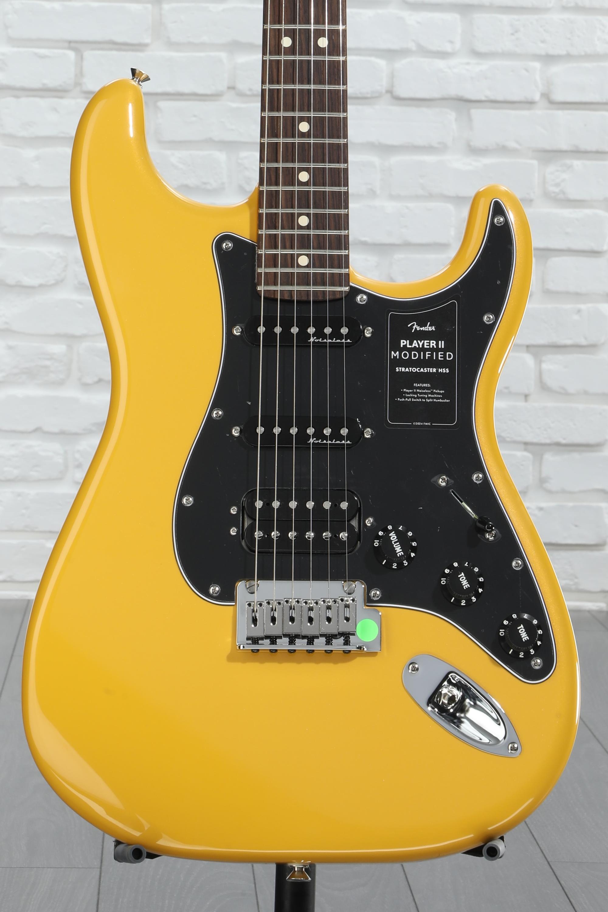 【最終】PLAYERII MODIFIED STRATOCASTER HSS Fender Player II Modified Stratocaster HSS - Sunshine Yellow
