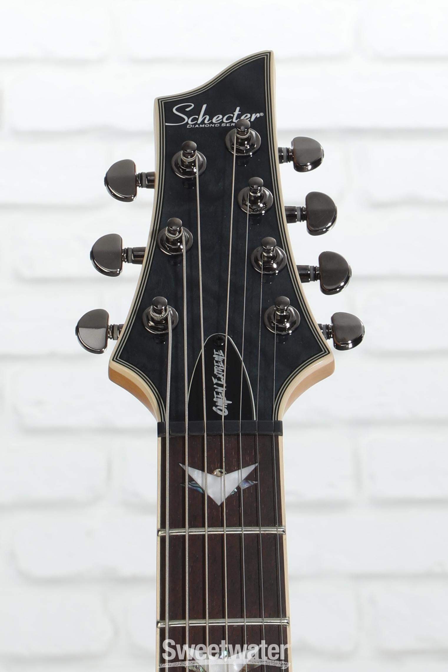 美品 シェクター DIAMOND SERIES OMEN EXTREME-7 Schecter Omen Extreme 7 STBLK – United States