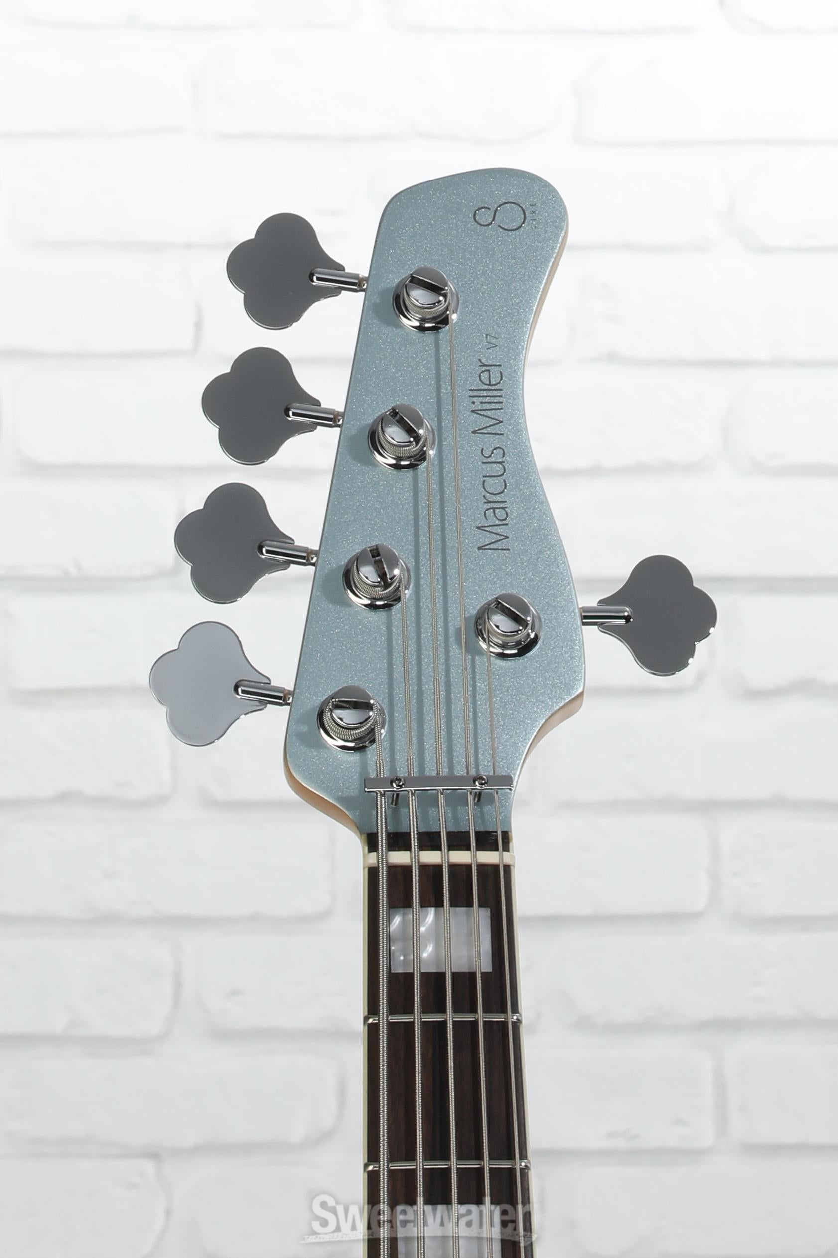 Sire Marcus Miller V7 Alder 5-string Bass Guitar - Lake Placid Blue