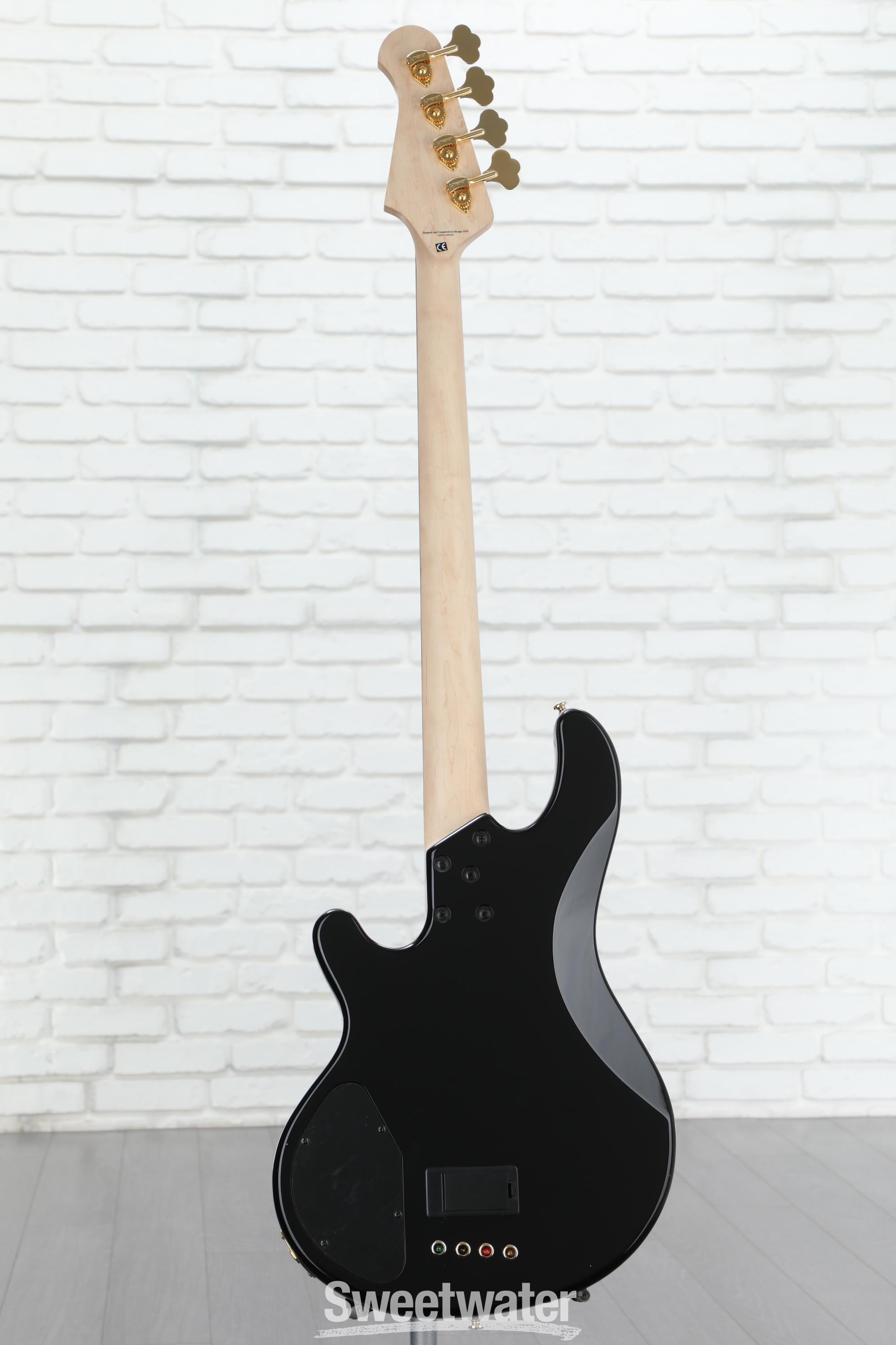 Lakland Skyline 44-02-Deluxe Bass Guitar - Violet Burst with Lakland Skyline 44-02-Deluxe Bass Guitar - Violet Burst with