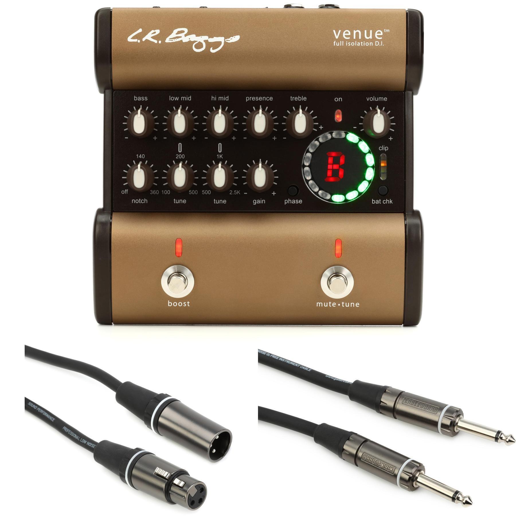 LR Baggs Venue DI Acoustic Guitar Preamp/DI/EQ/Tuner Pedal