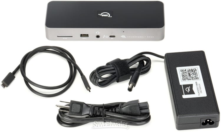OWC OWCTB4DOCK Thunderbolt 4 Dock with Cable - up to Two 4K Displays or One  5K/6K/8K Display