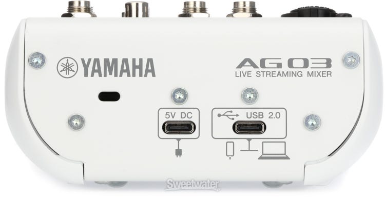 AG03MK2 3-Channel Loopback Audio USB Mixer - Yamaha USA