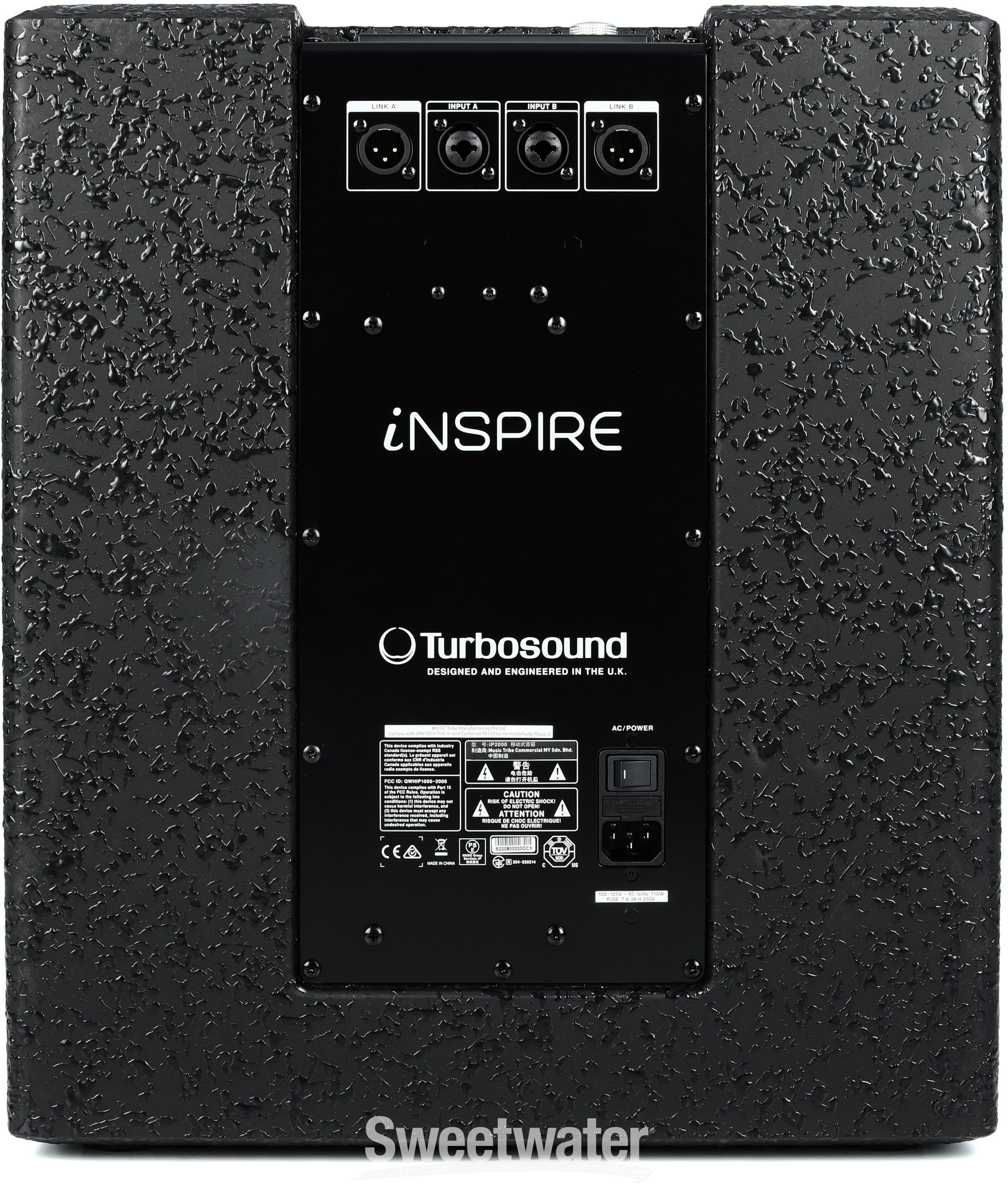 Turbosound iNSPIRE iP2000 V2 1000 watt 2-channel Portable Column