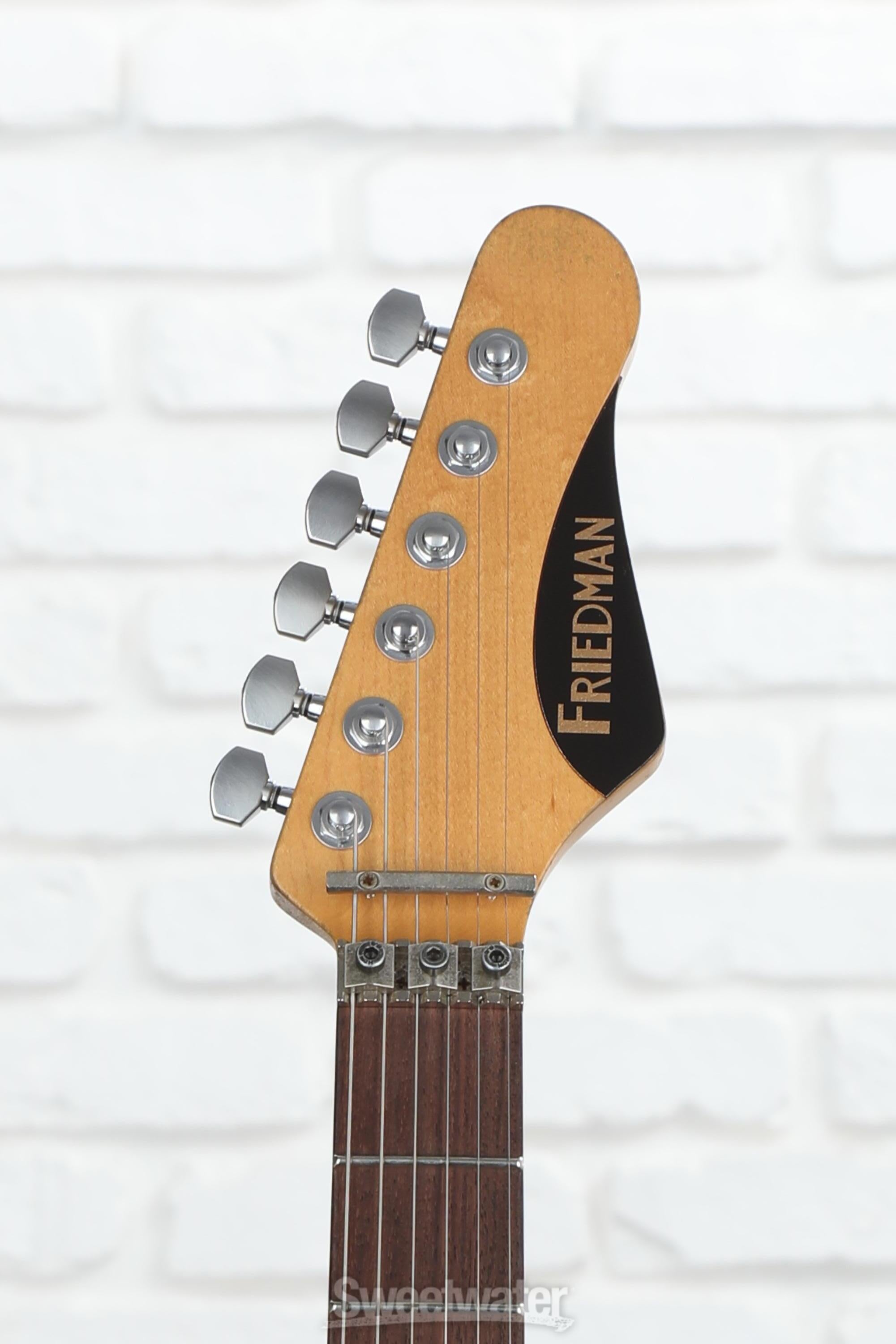 Friedman Cali Aged Electric Guitar - Candy Green over 3-tone Sunburst