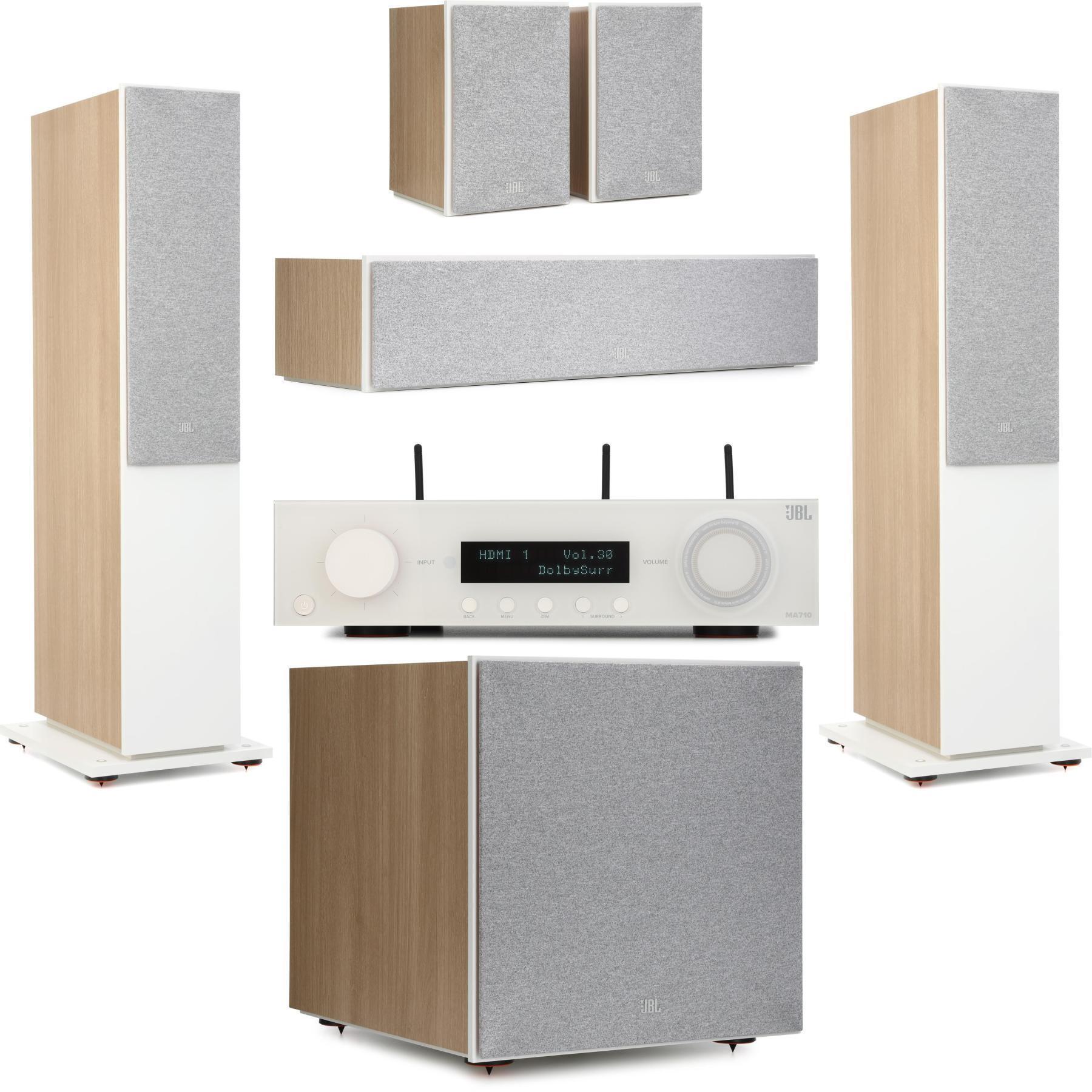 【美品】JBL STAGE 240B White/Latte JBL Stage 240B 4.5-inch Bookshelf Loudspeaker - Latte (Pair