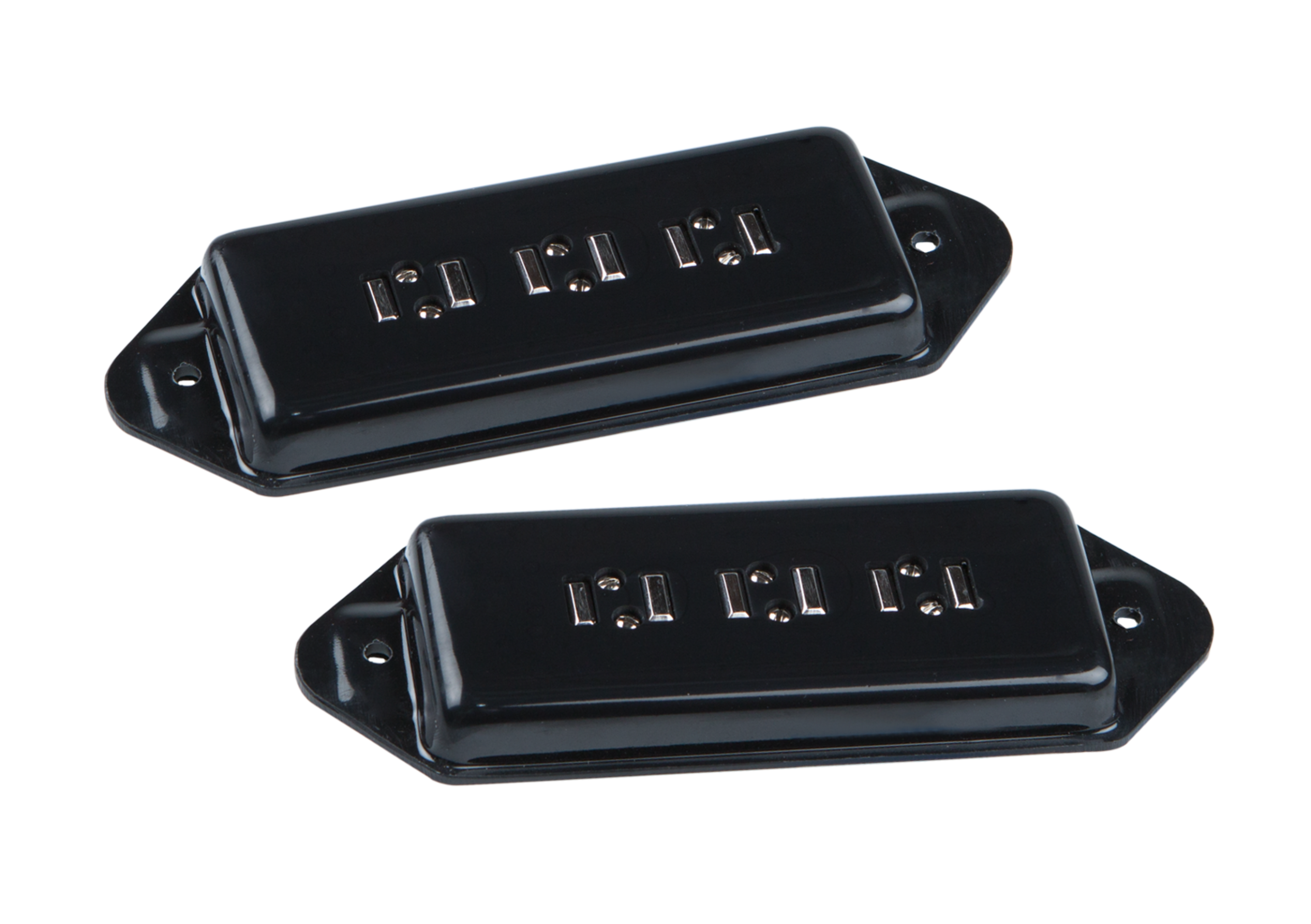 Seymour Duncan Custom Shop Staple P90 Dog Ear Single Coil 2-piece Pickup Set - Black