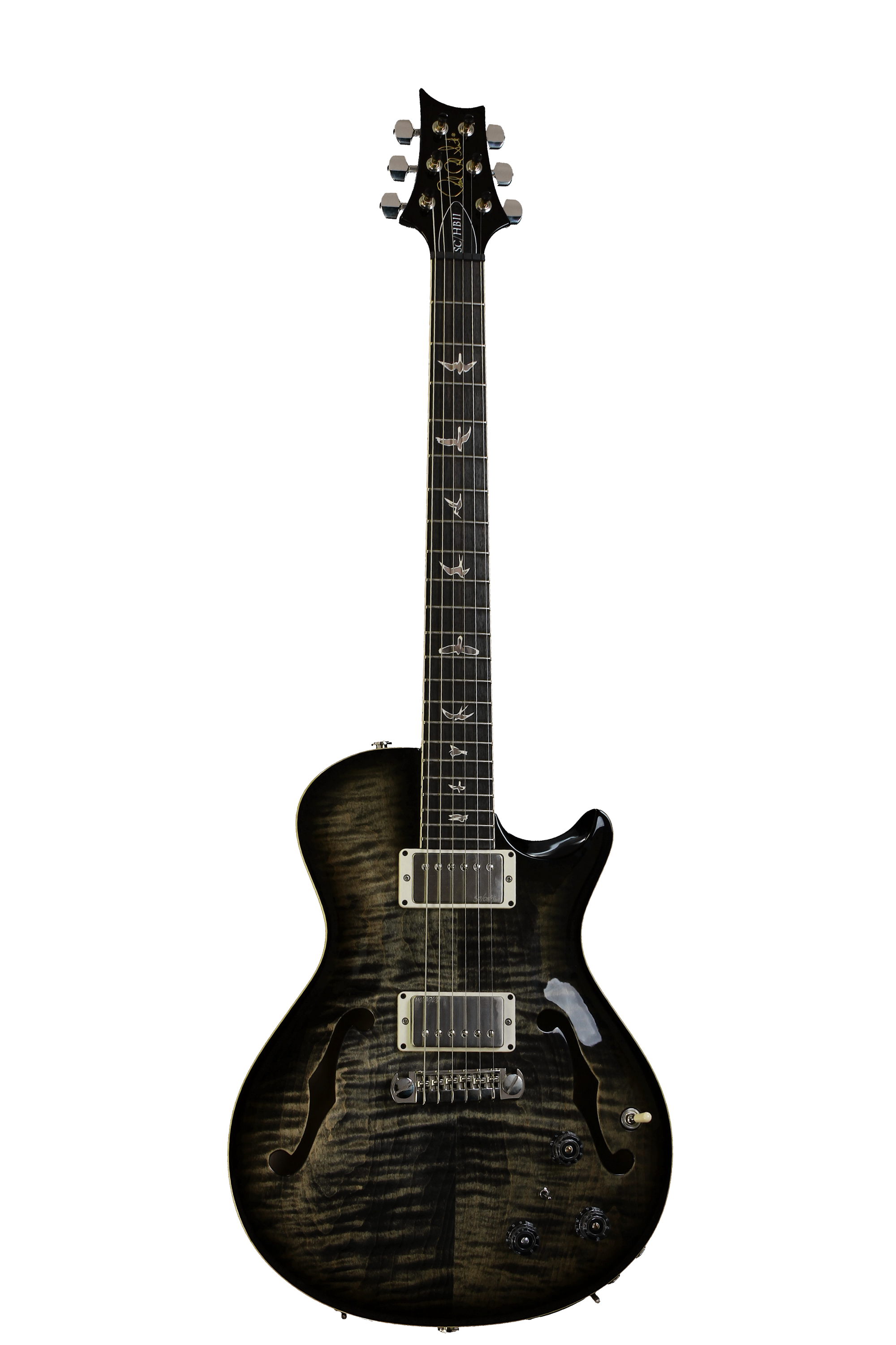 PRS SE Hollowbody II Electric Guitar - Charcoal Burst