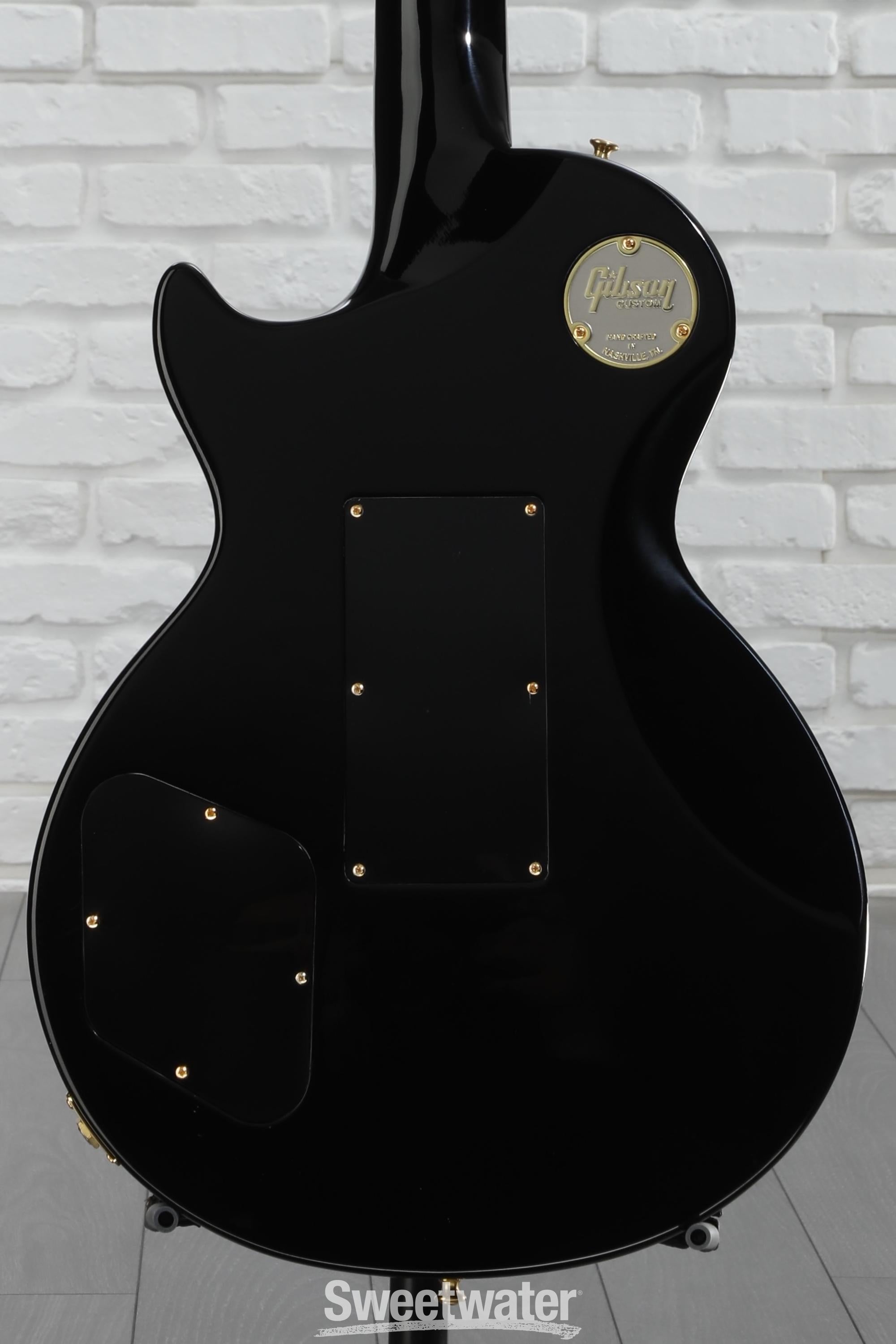 Gibson Custom Les Paul Axcess Custom Floyd Rose Electric Guitar - Ebony