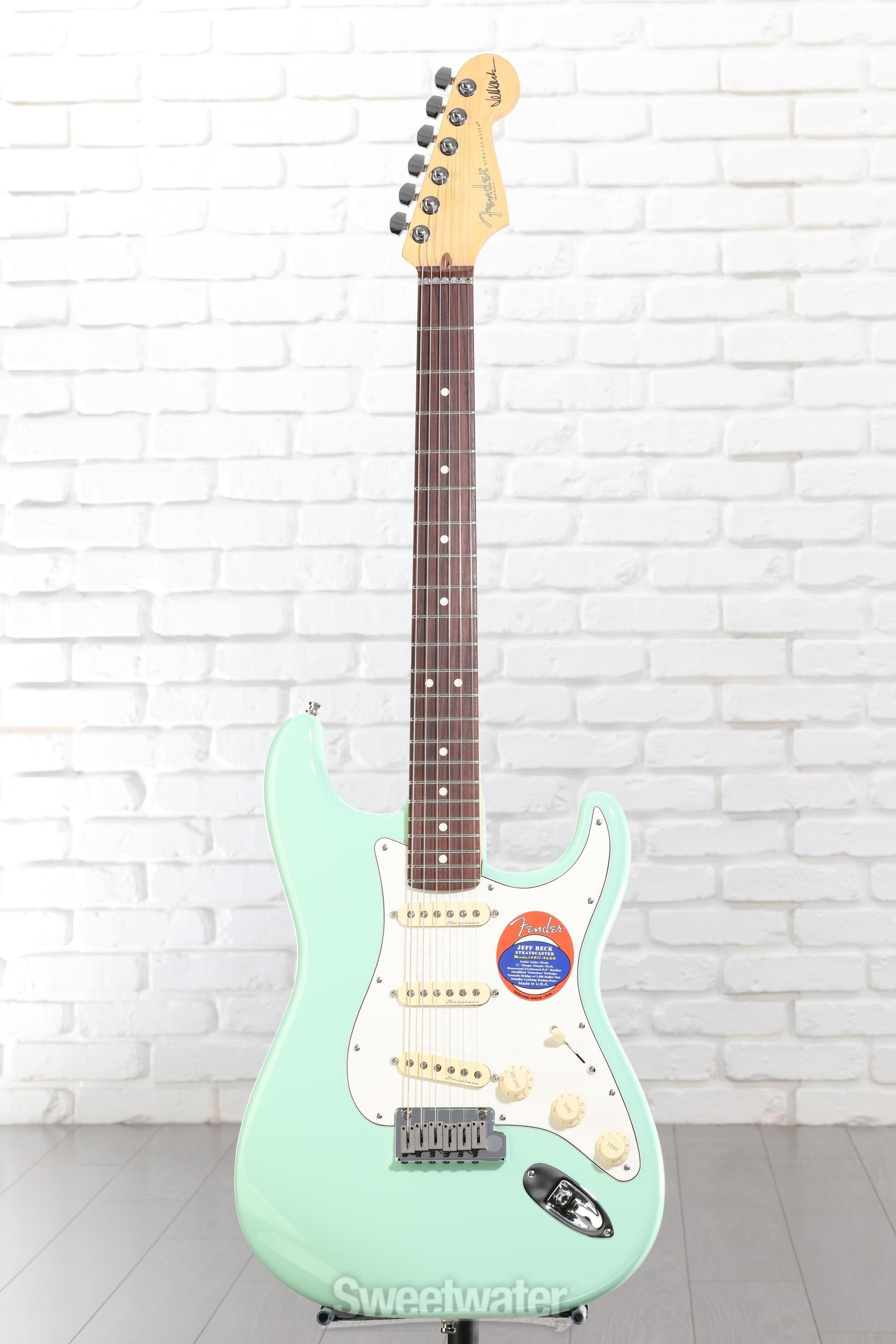 Fender USA JeffBeck Stratocaster サーフグリーン Fender Jeff Beck Stratocaster - Surf Green with Rosewood