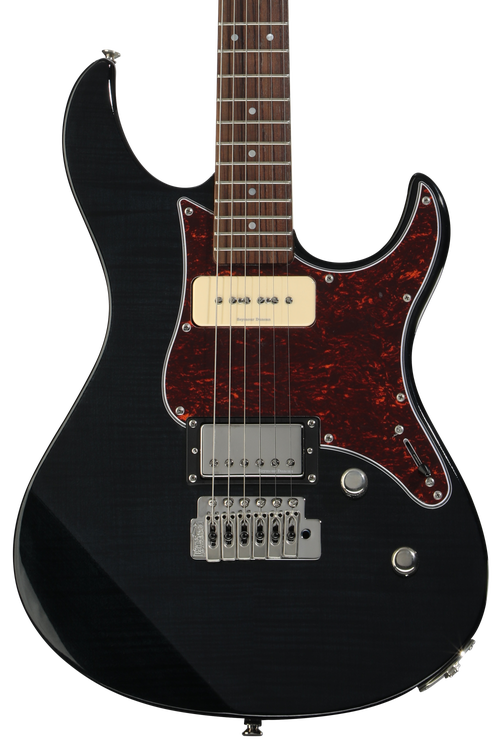 Yamaha PAC611VFM Pacifica Electric Guitar - Trans Black | Sweetwater