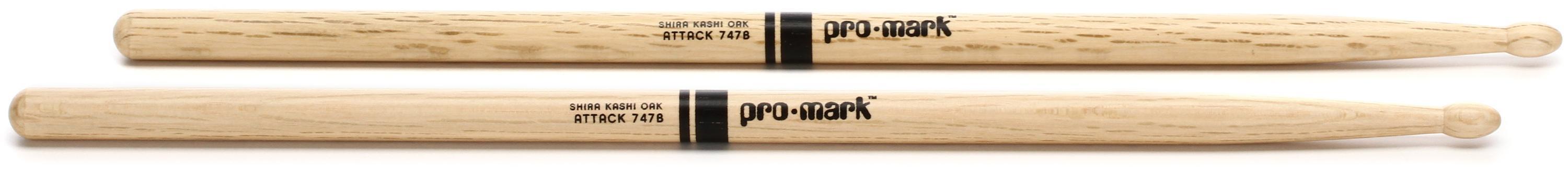 Promark Classic Attack Drumsticks - Shira Kashi Oak - 7A