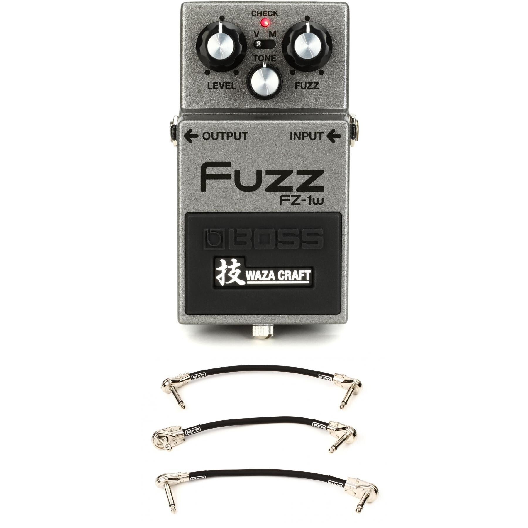 Boss FZ-1W Waza Craft Fuzz Pedal with 3 Patch Cables | Sweetwater