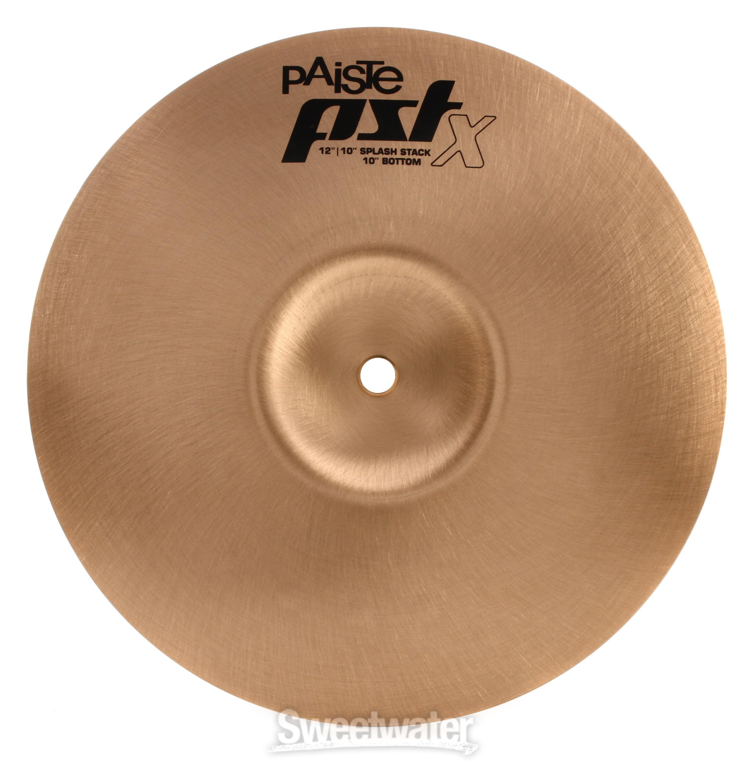 Paiste 12/10-inch PST X Splash Stack Cymbals | Sweetwater