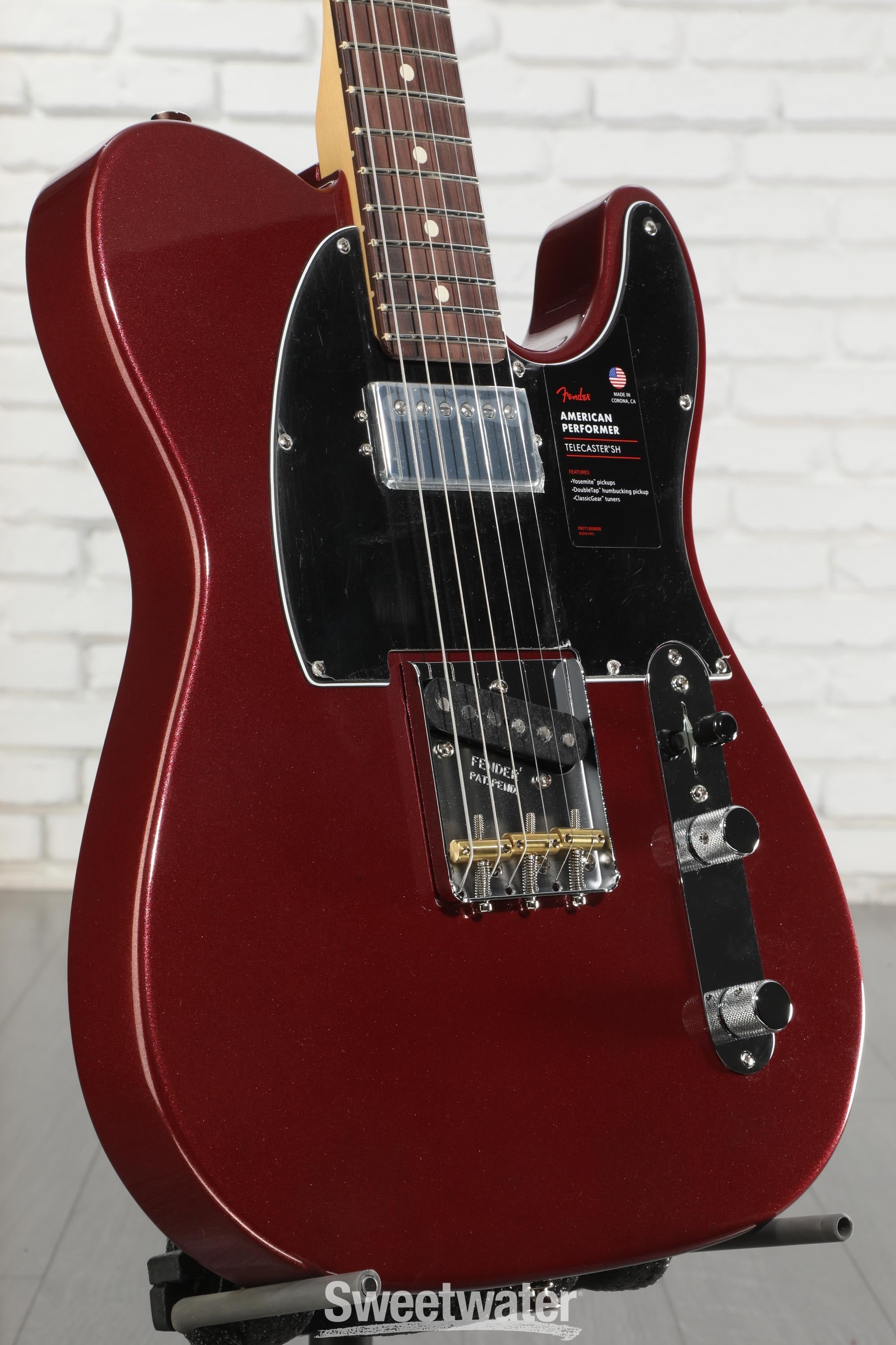 Fender American Performer Telecaster Hum - Aubergine with Rosewood