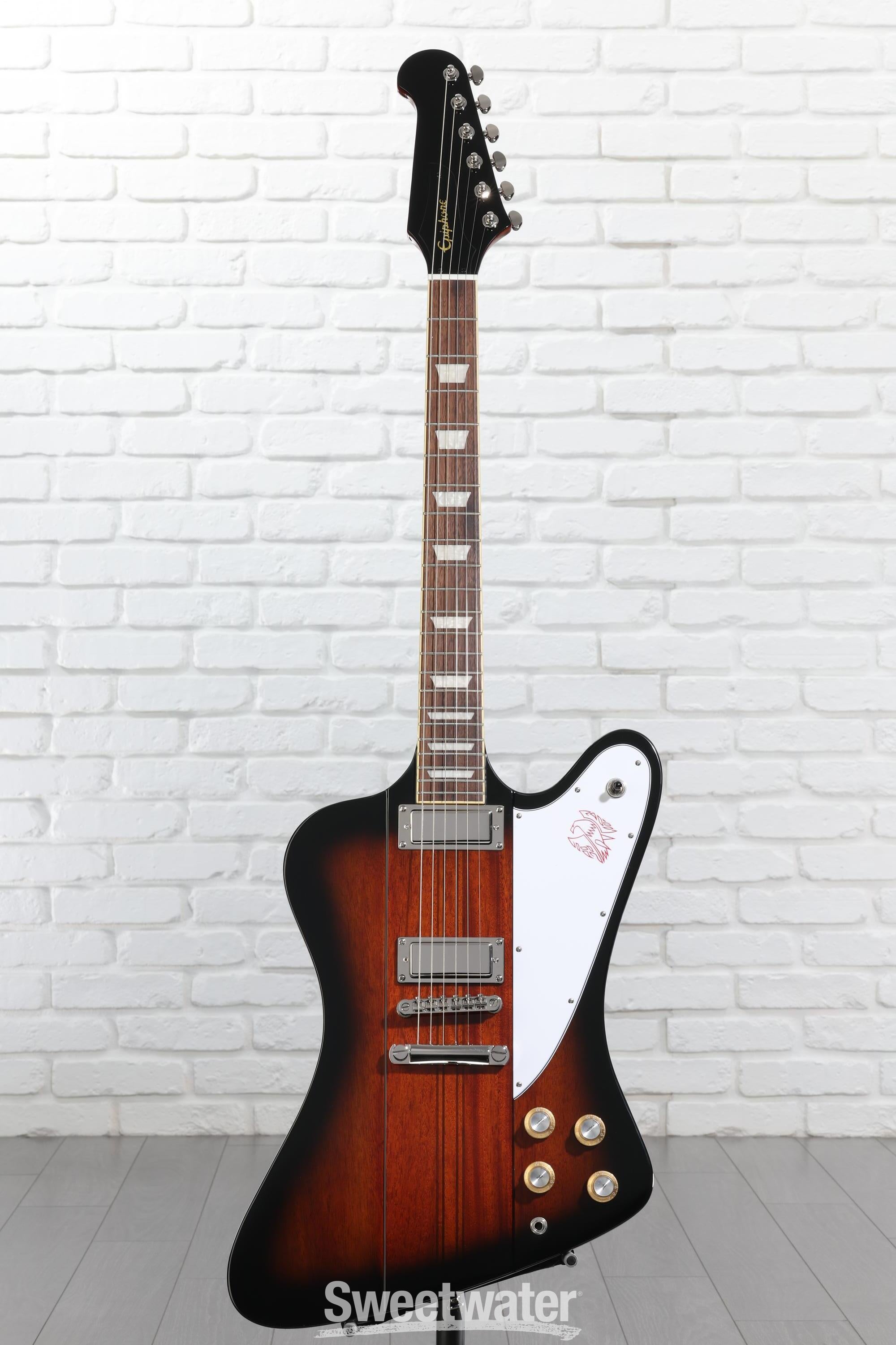 epiphone Firebird Vintage Sunburst　エピフォン Epiphone Firebird Electric Guitar - Vintage Sunburst | Sweetwater