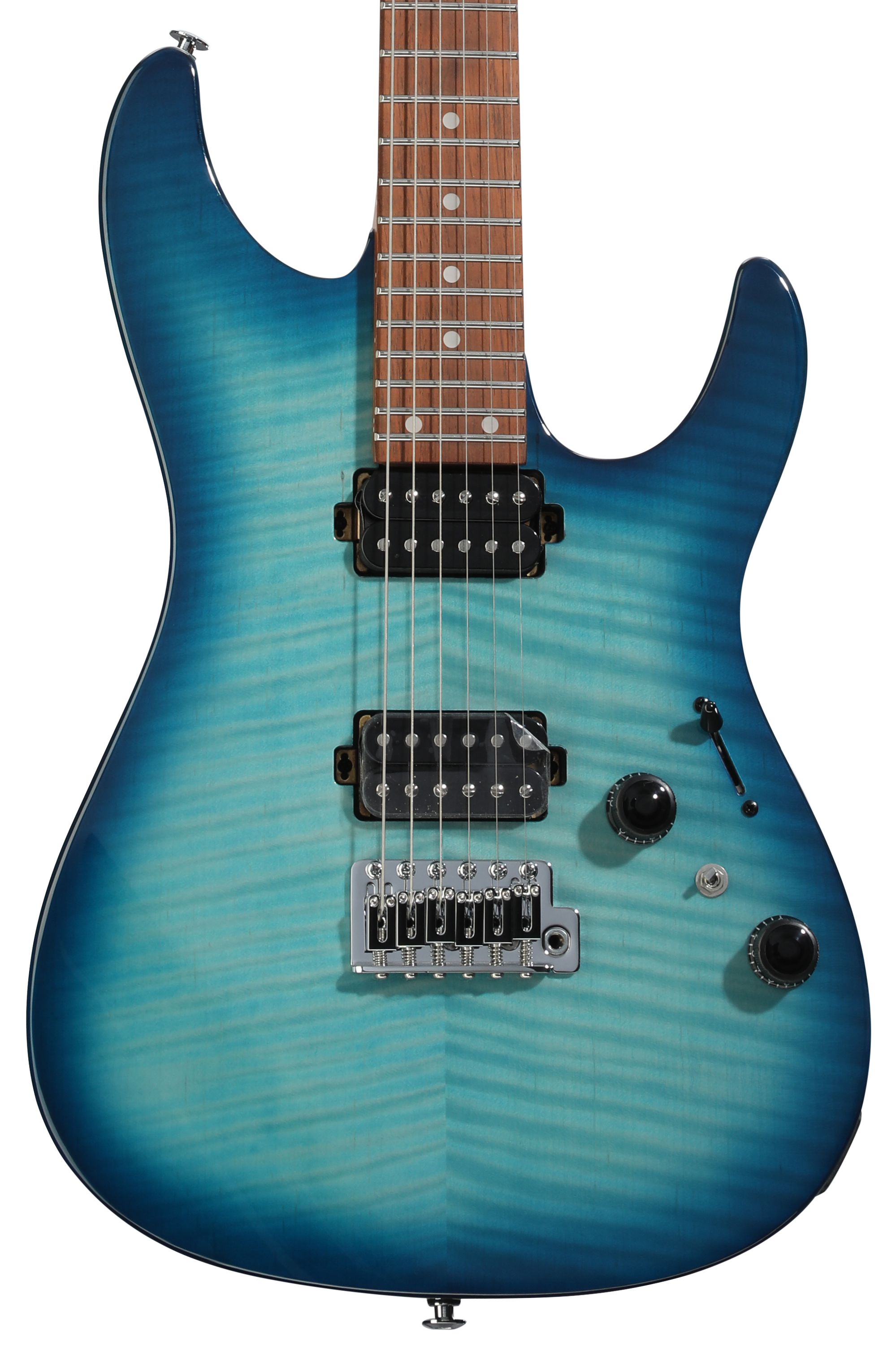 Ibanez Standard AZ24S1F Electric Guitar - Transparent Turquoise