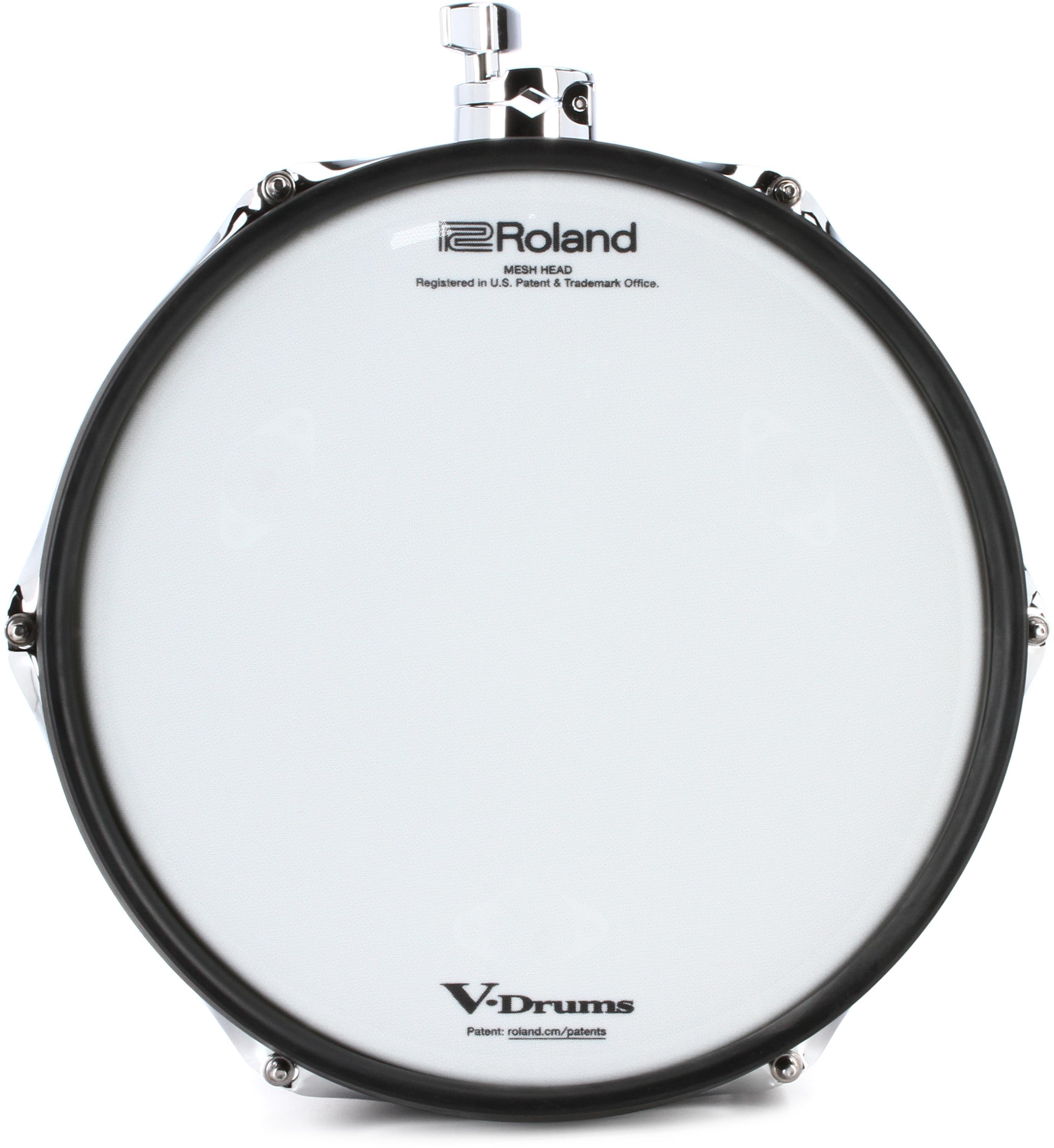 Roland PDA120L-BK V-Drums Acoustic Design Shallow 12-inch Tom Pad - Black