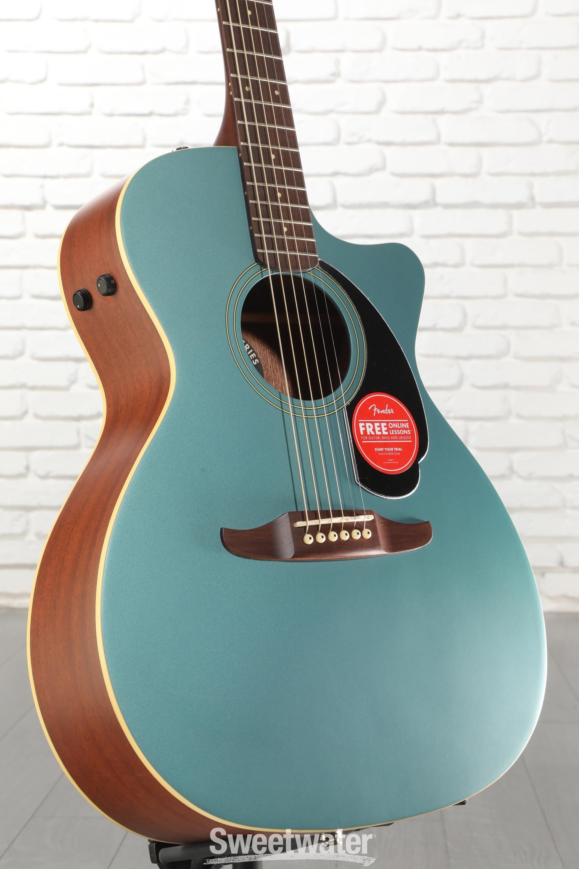 Photo of Fender Newporter Player Acoustic-electric Guitar - Tidepool