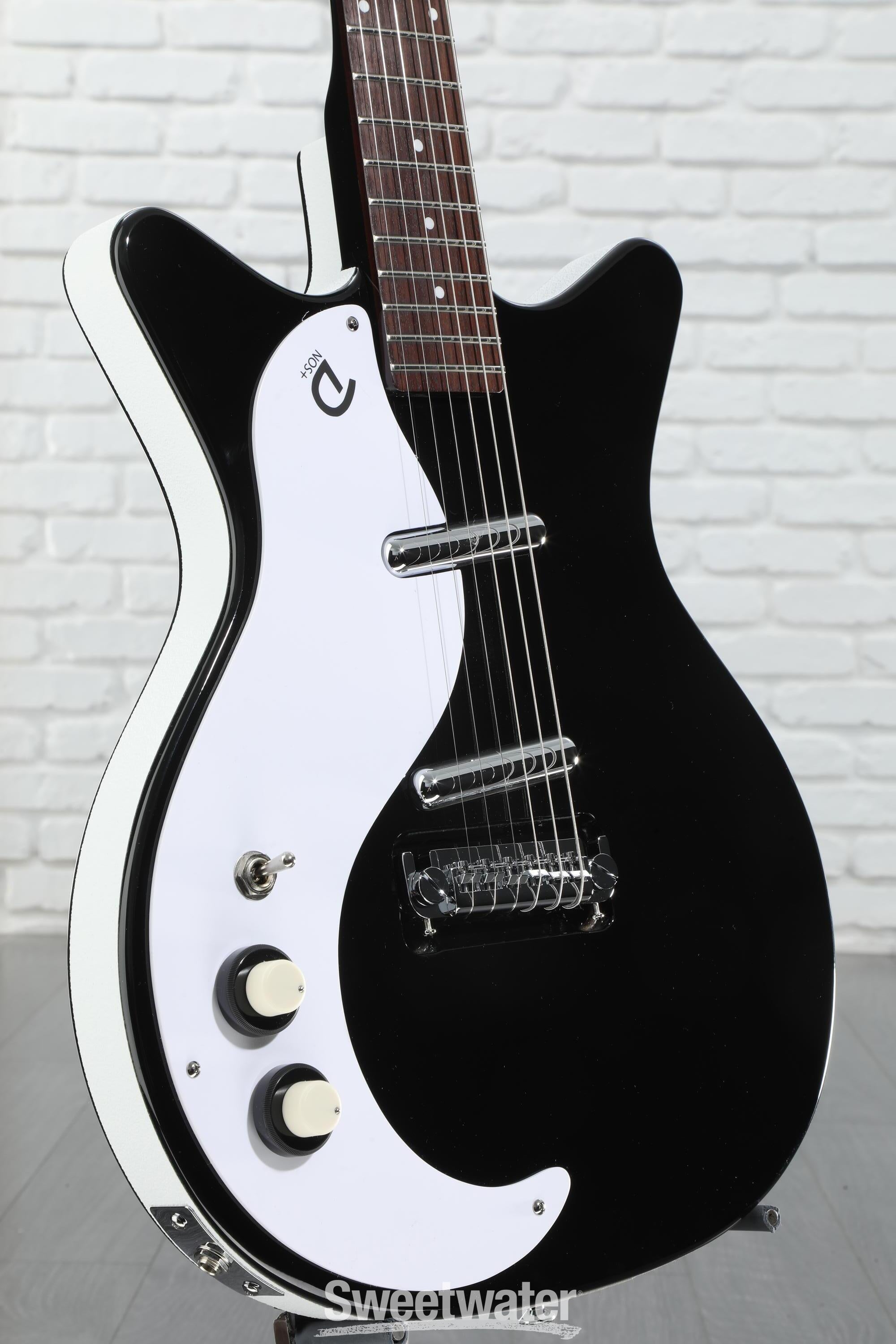 Danelectro '59M NOS+ Left-Handed Electric Guitar - Black