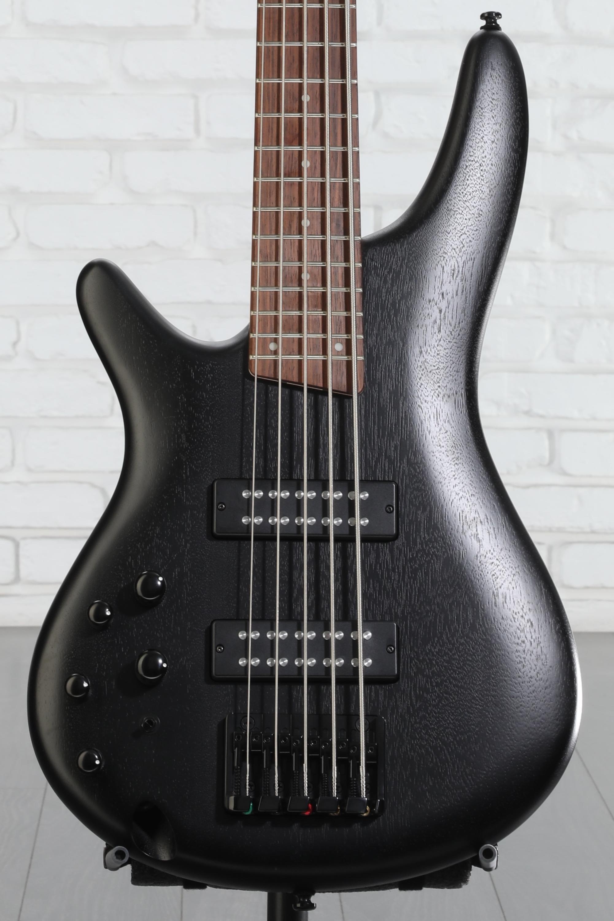 Ibanez Standard SR305EBL Left-handed Bass Guitar - Weathered Black