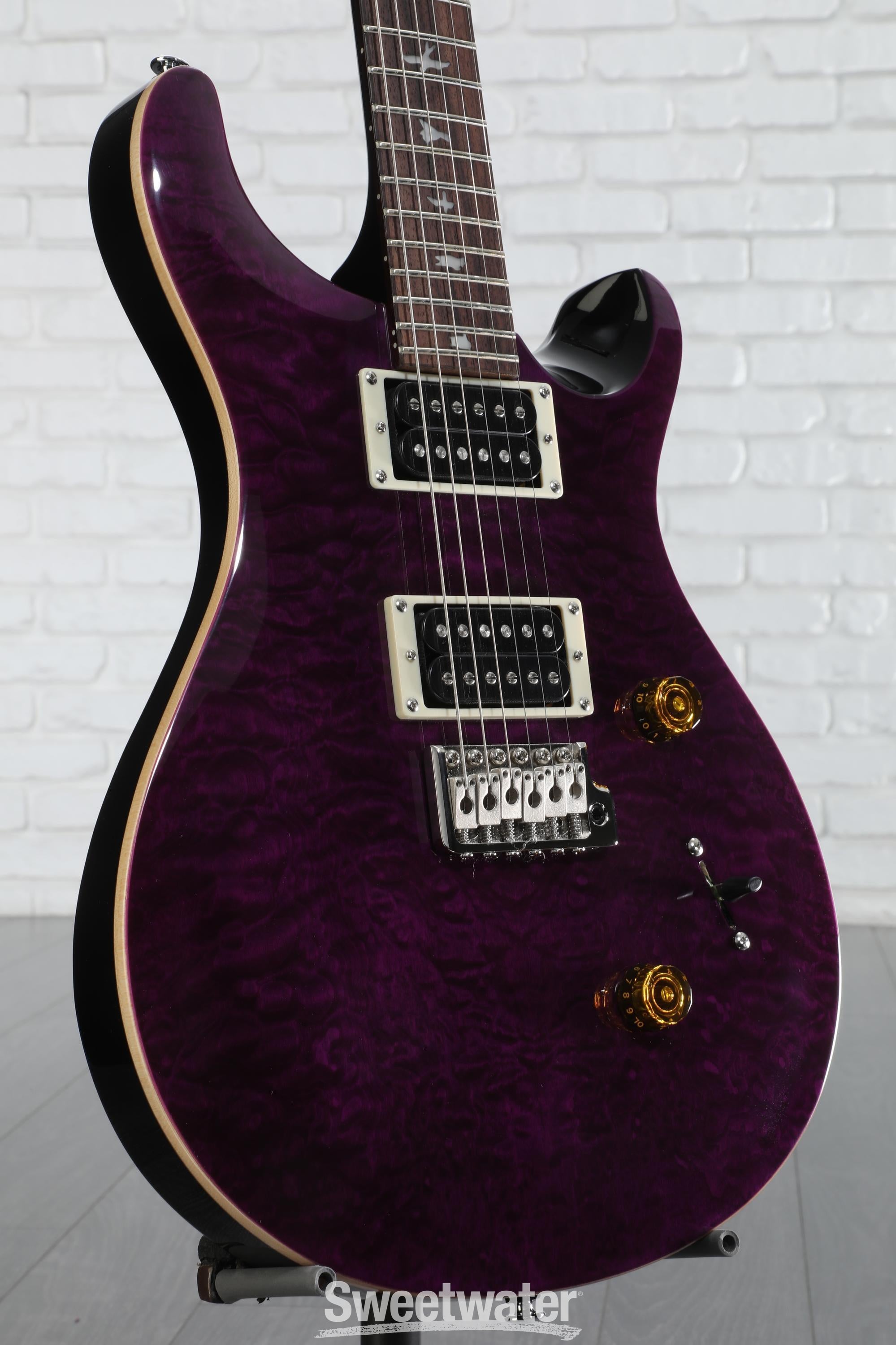 PRS SE Custom 24 Electric Guitar - Amethyst, Sweetwater